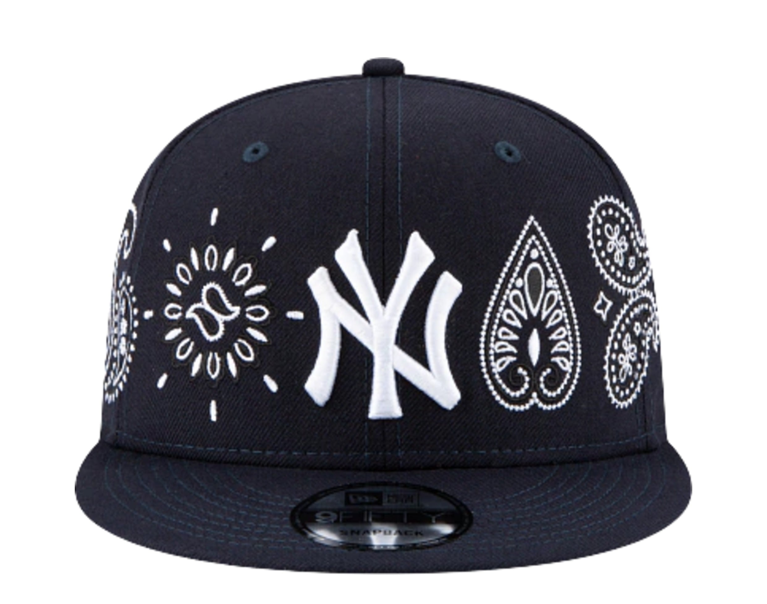 New Era 9Fifty MLB New York Yankees Paisley Elements Snapback Hat W/ Green Undervisor