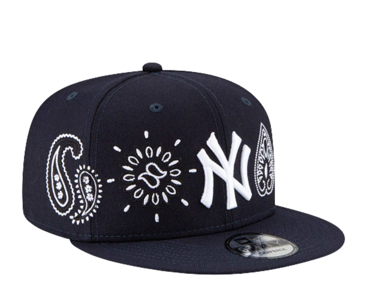 New Era 9Fifty MLB New York Yankees Paisley Elements Snapback Hat W/ Green Undervisor