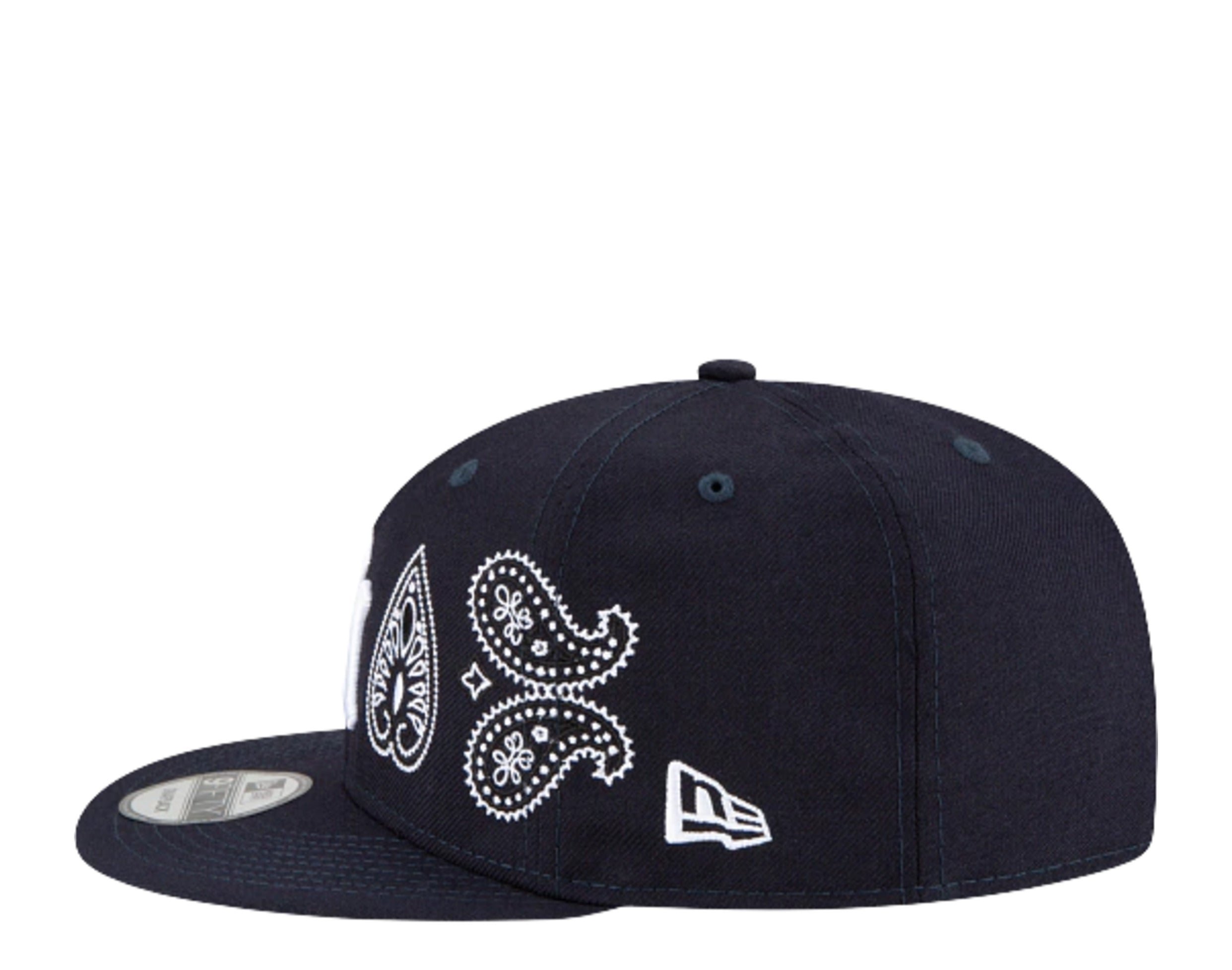 New Era 9Fifty MLB New York Yankees Paisley Elements Snapback Hat W/ Green Undervisor