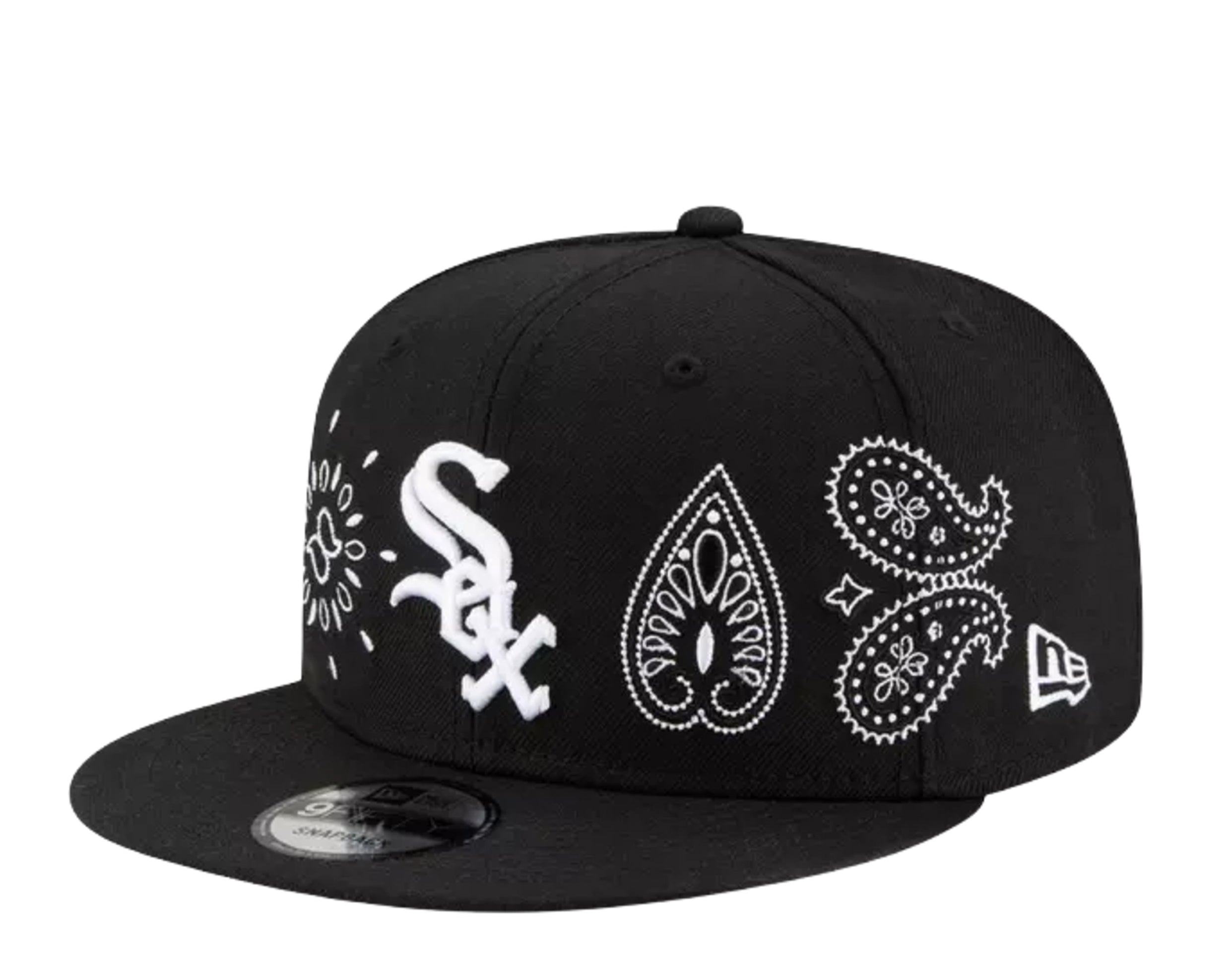 New Era 9Fifty MLB Chicago White Sox Paisley Elements Snapback Hat W/ Grey Undervisor