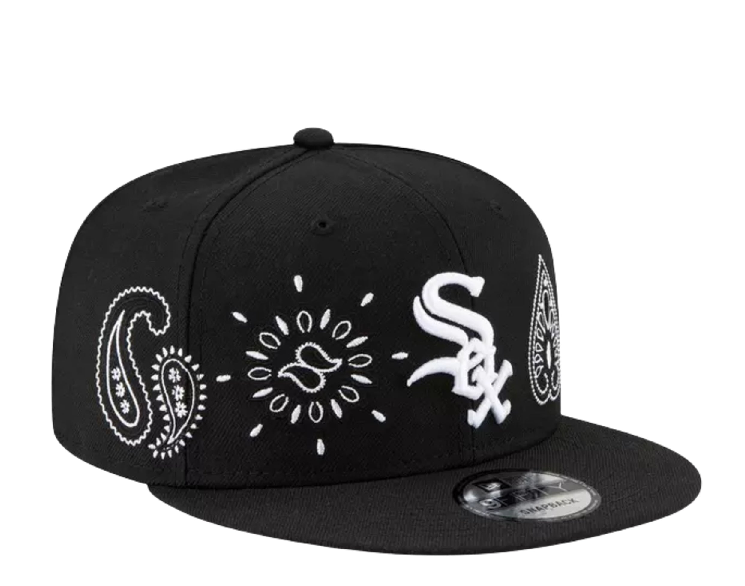 New Era 9Fifty MLB Chicago White Sox Paisley Elements Snapback Hat W/ Grey Undervisor