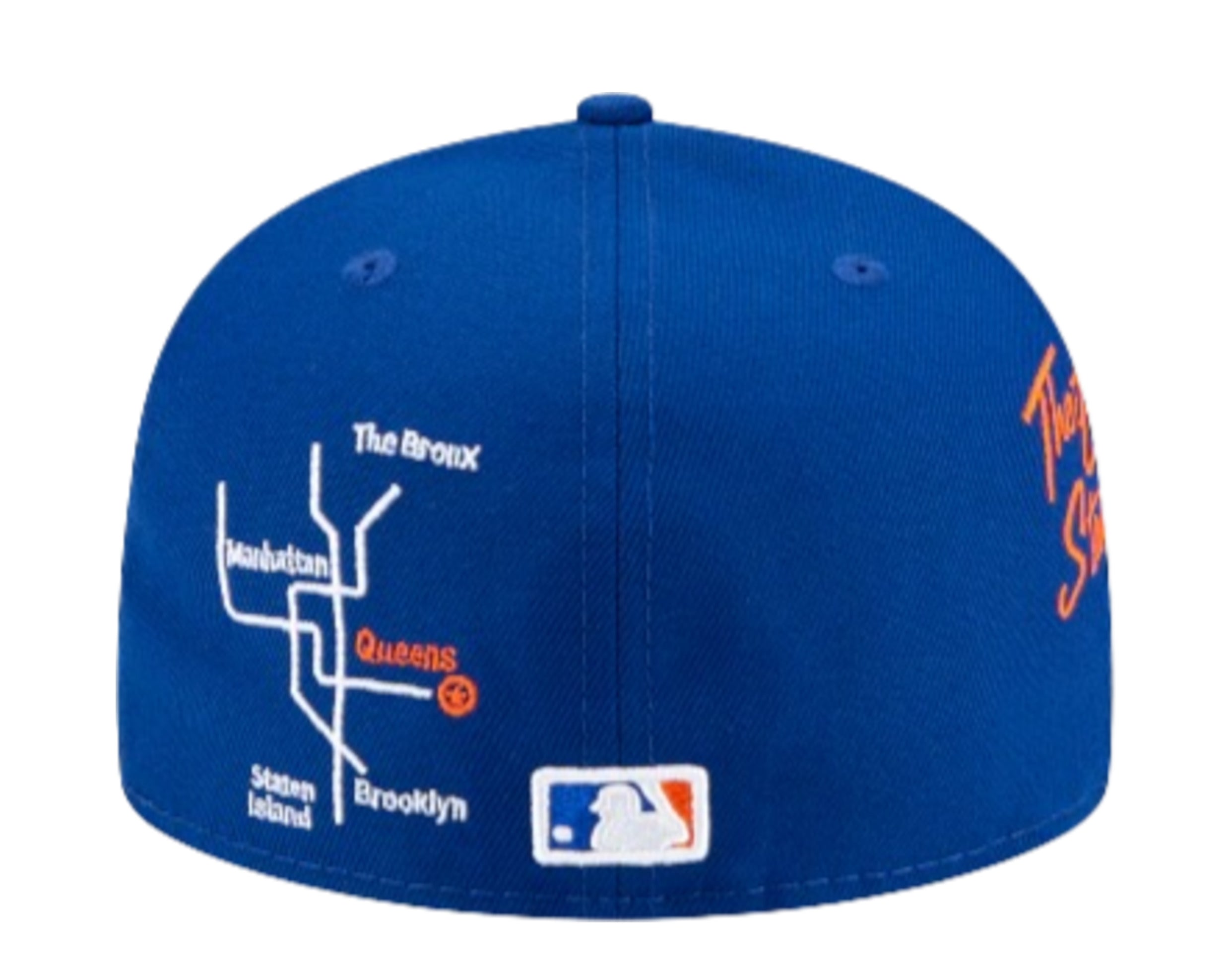 New Era NY METS City Transit MLB 59Fifty Fitted Cap, official colors