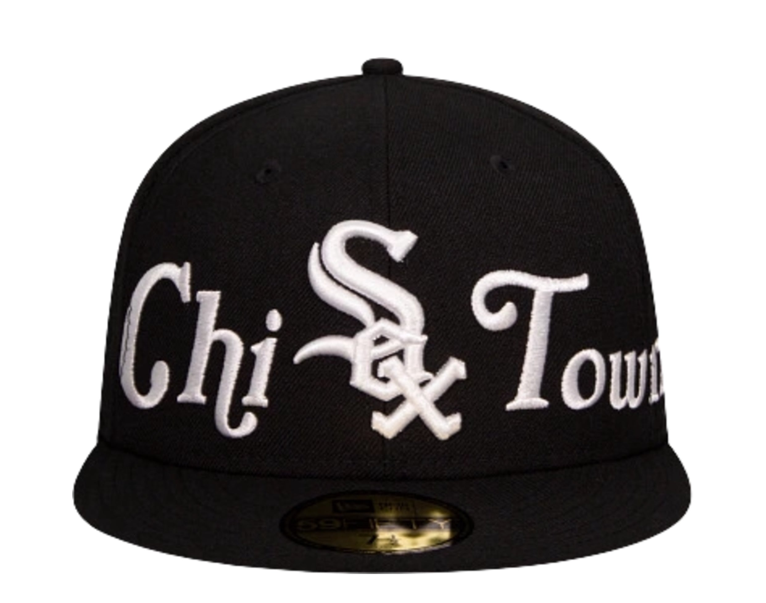 Men's Chicago White Sox New Era Black City Nickname 59FIFTY Fitted Hat