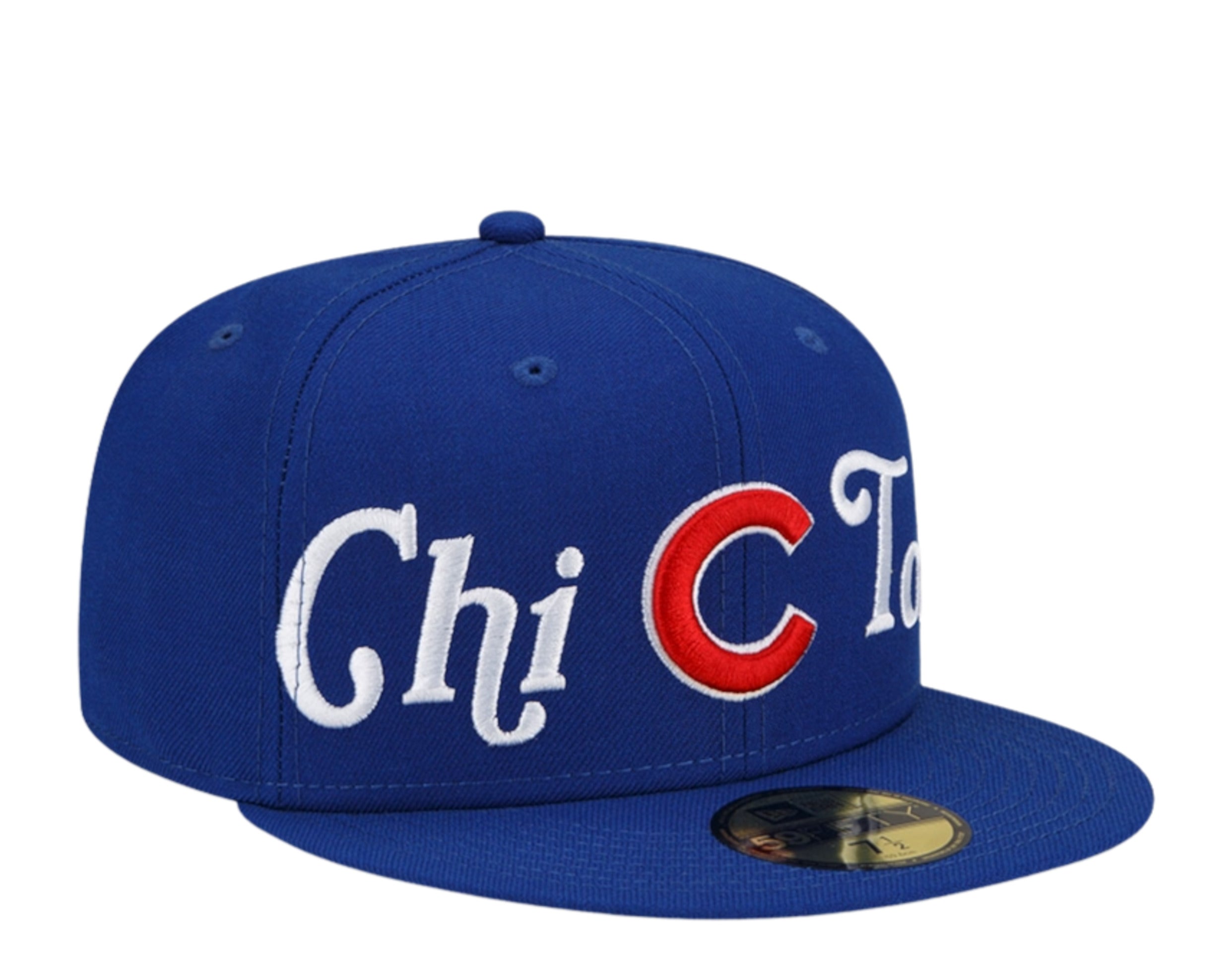 New Era Chicago Cubs 59Fifty Fitted Cap Mens Hat Blue 60185159