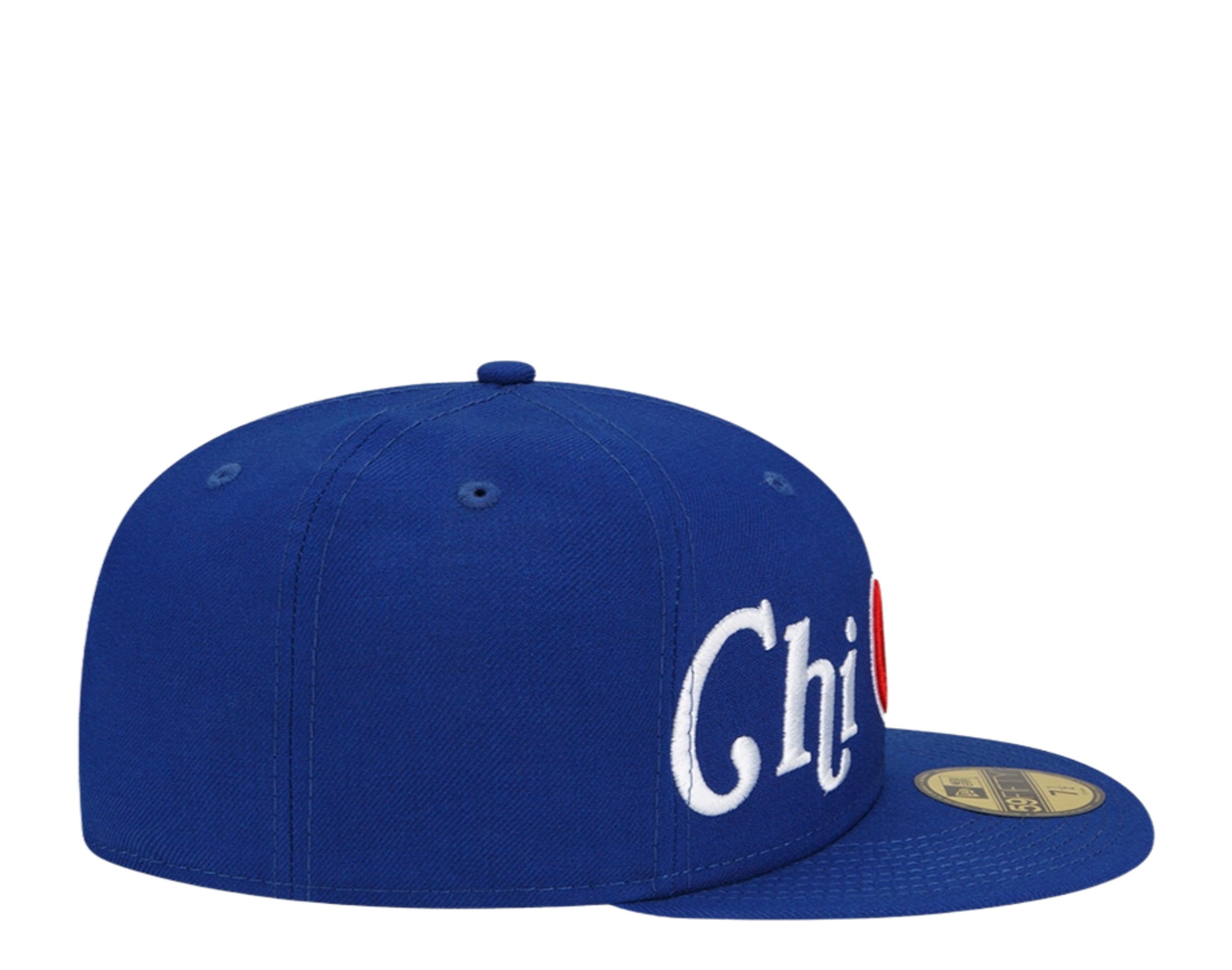 New Era Chicago Cubs 59Fifty Fitted Cap Mens Hat Blue 60185159