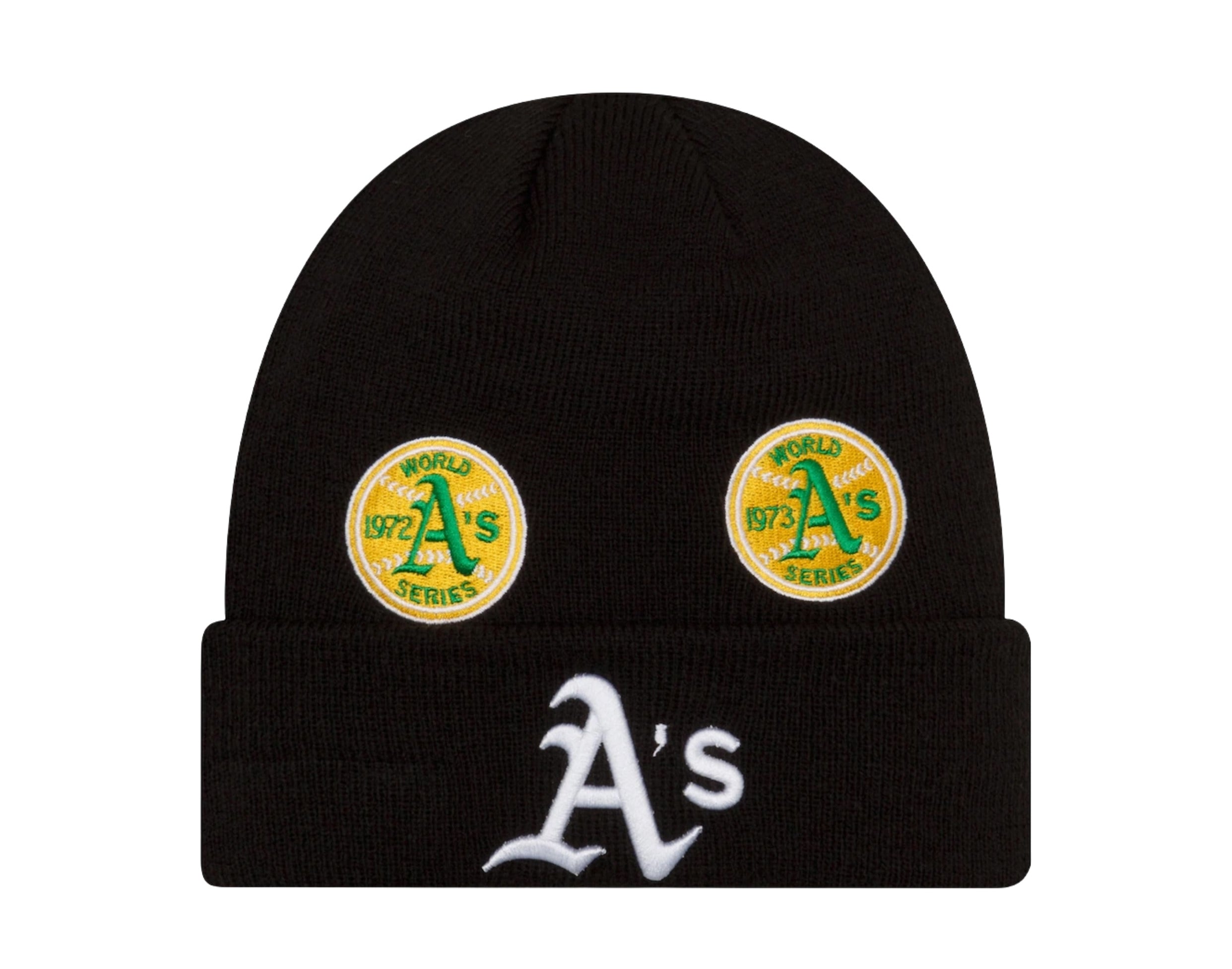 New Era MLB Oakland Athletics Champion Patches Knit Cuff Beanie