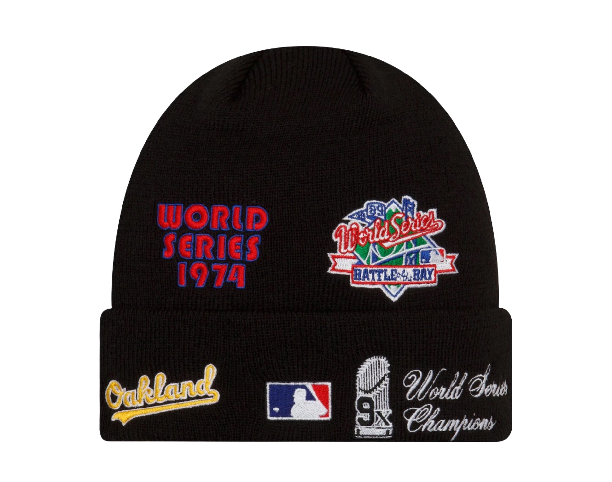 New Era MLB Oakland Athletics Champion Patches Knit Cuff Beanie