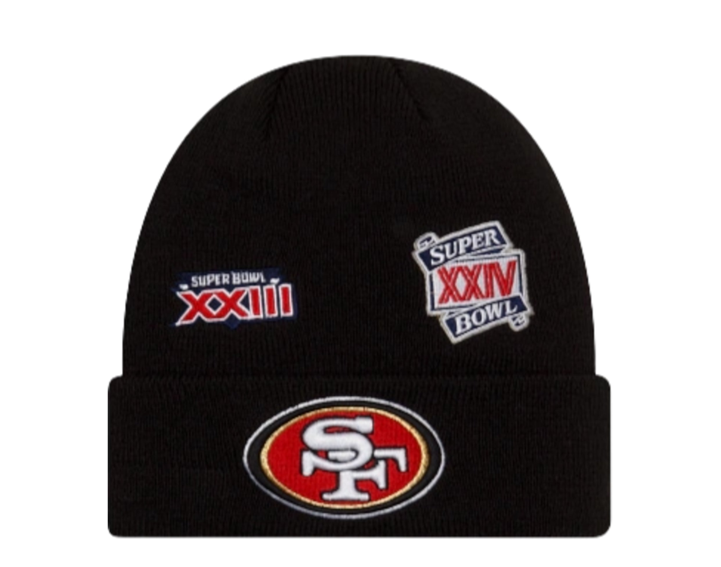 New Era NFL San Francisco 49ers Champion Patches Knit Cuff Beanie