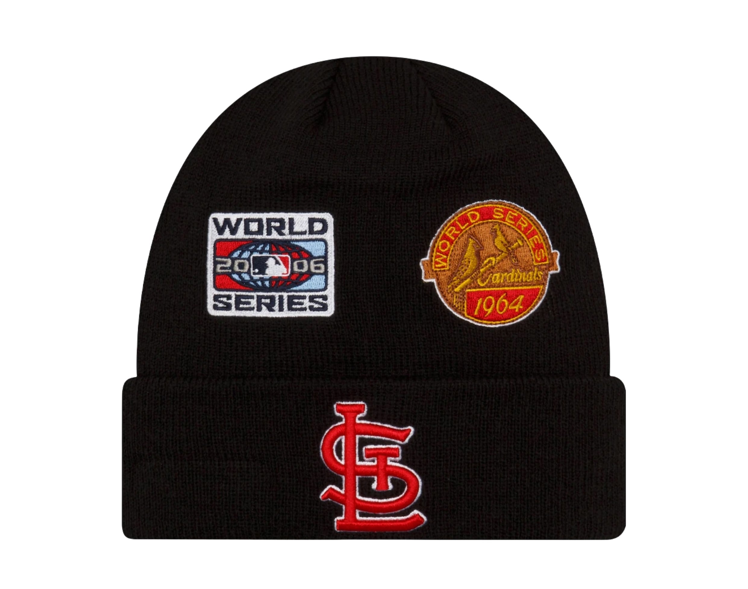 New Era MLB St. Louis Cardinals Champion Patches Knit Cuff Beanie