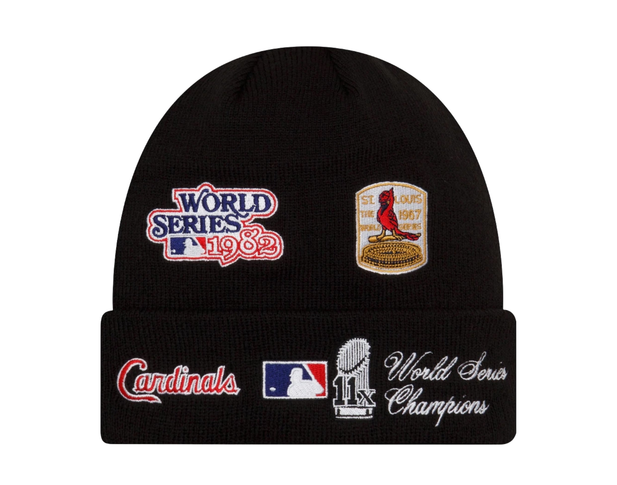 New Era MLB St. Louis Cardinals Champion Patches Knit Cuff Beanie