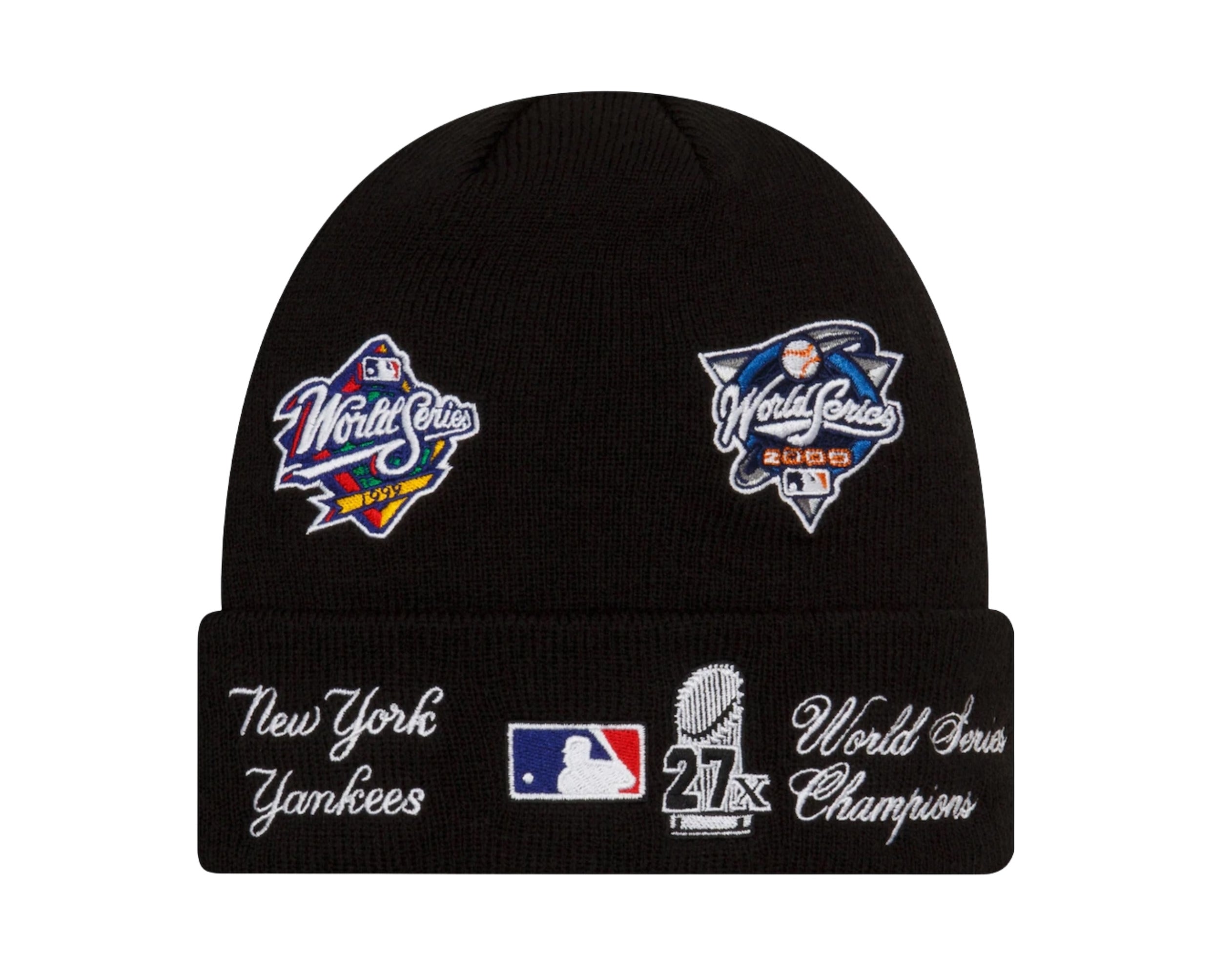 New Era MLB New York Yankees Champion Patches Knit Cuff Beanie