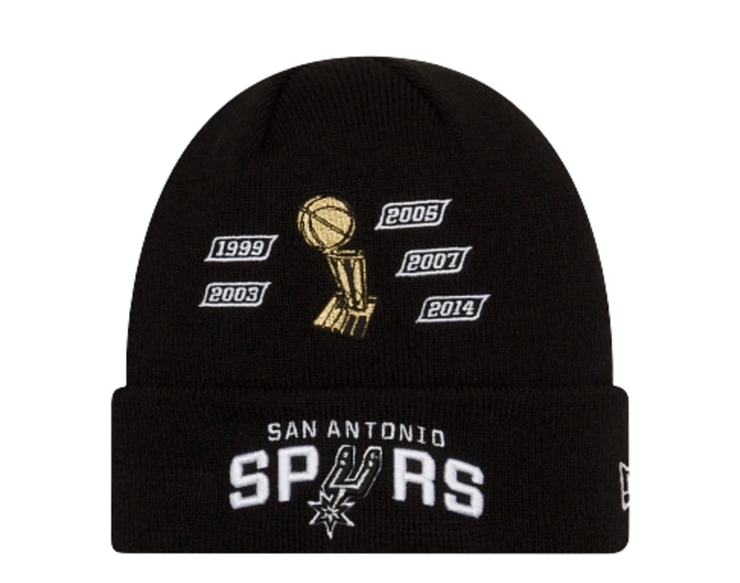 New Era NBA San Antonio Spurs Champion Patches Knit Cuff Beanie