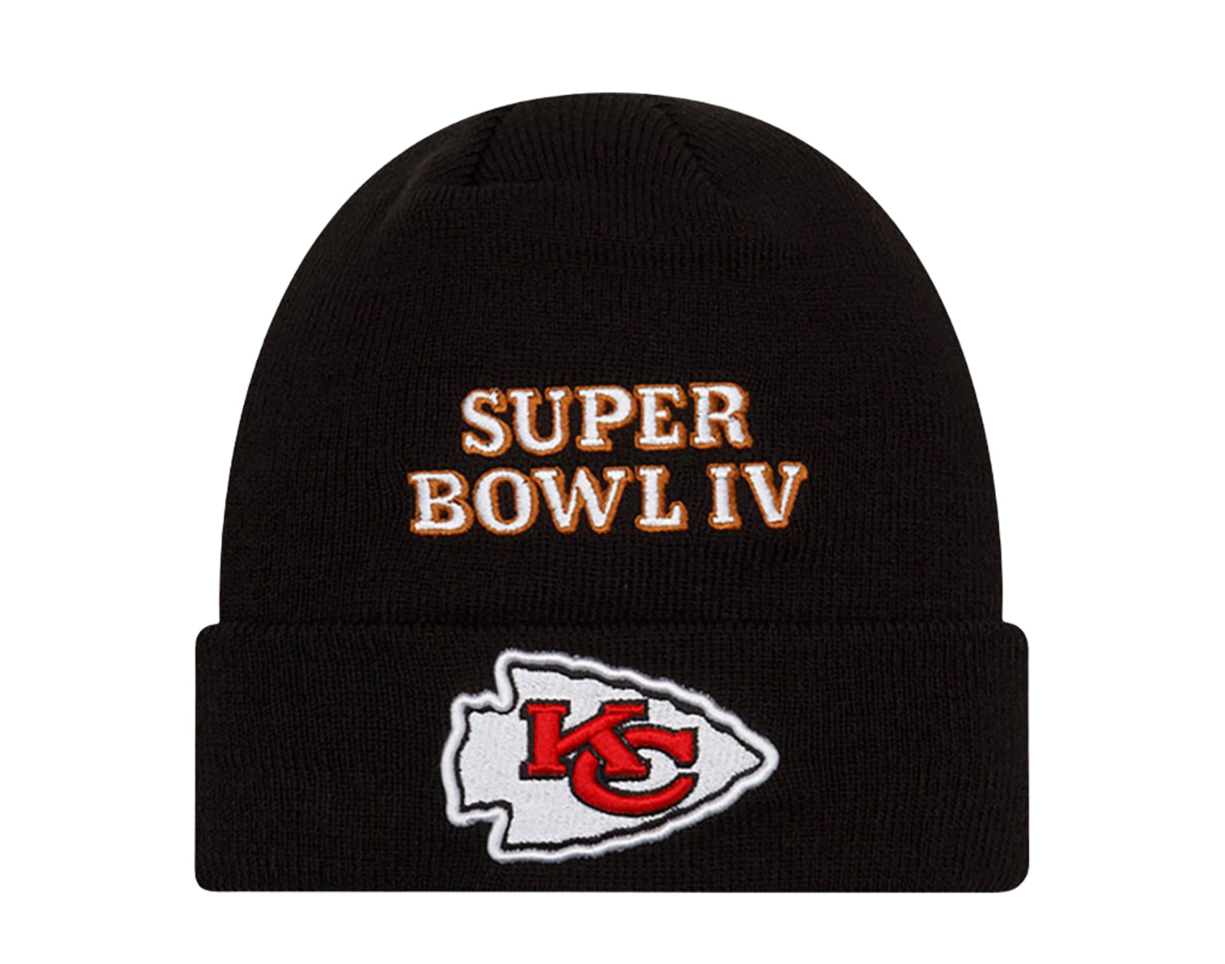 New Era NFL Kansas City Chiefs Champion Patches Knit Cuff Beanie