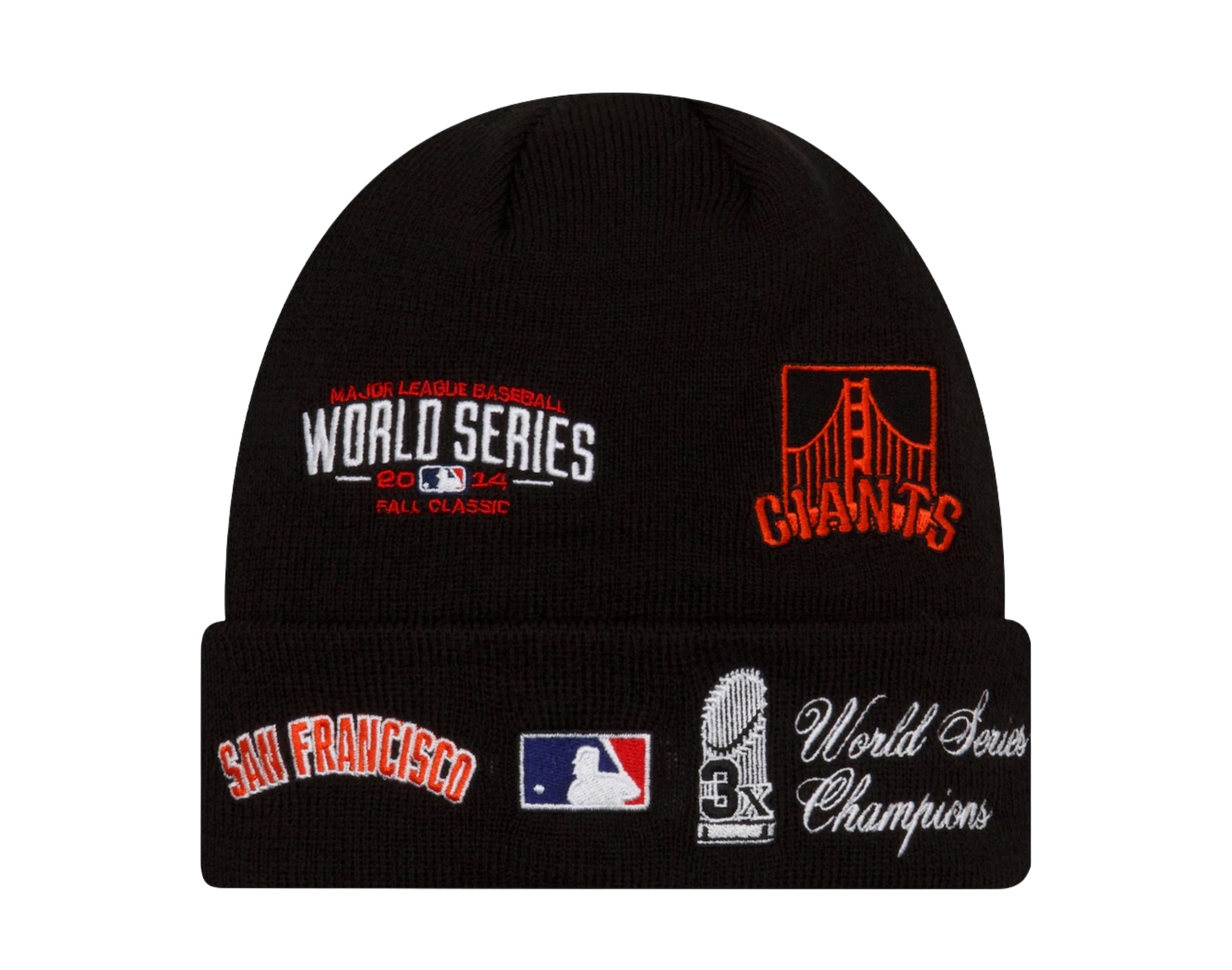 New Era MLB San Francisco Giants Champion Patches Knit Cuff Beanie