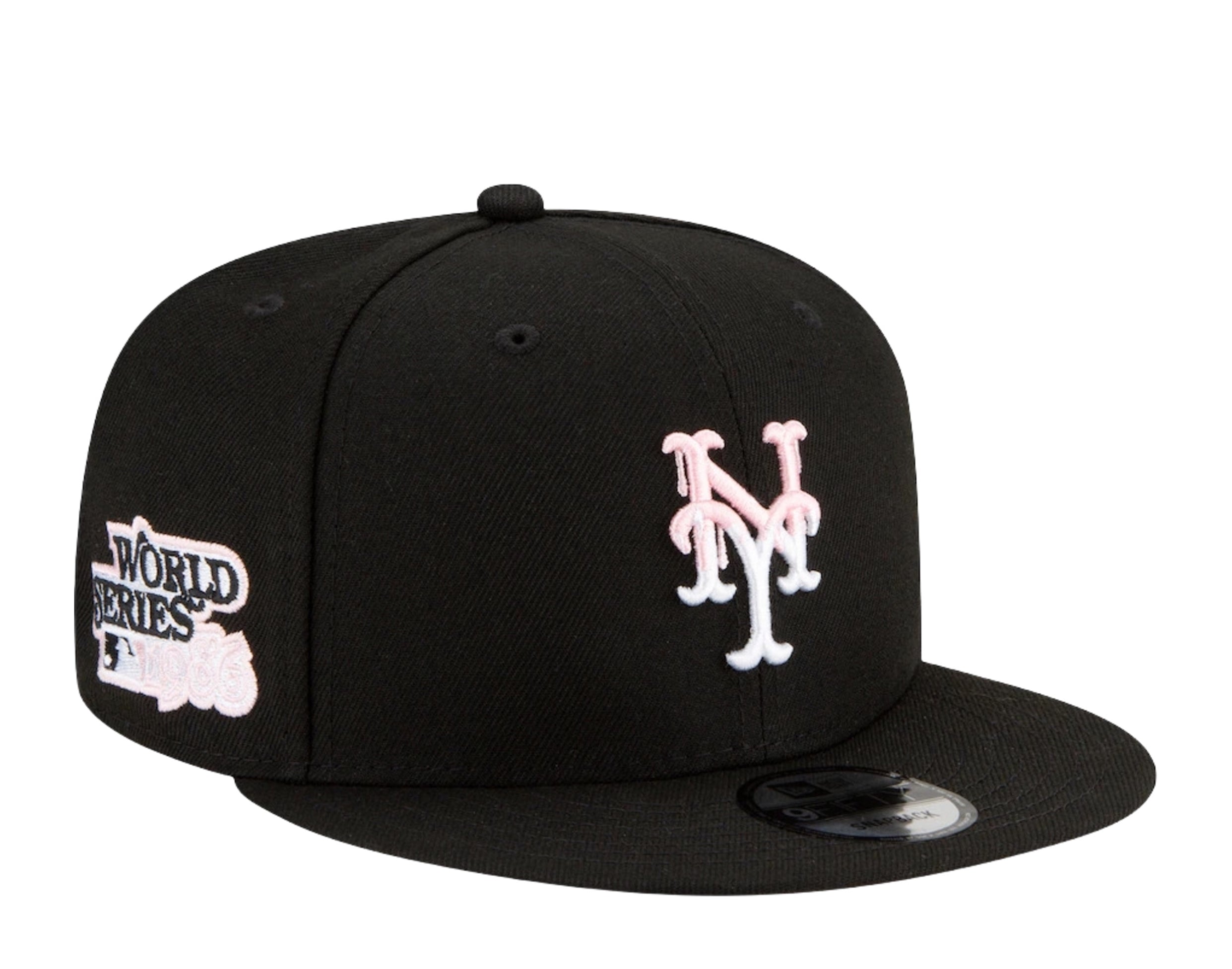 New Era 9Fifty MLB New York Mets Team Drip Snapback Hat W/ Pink Undervisor