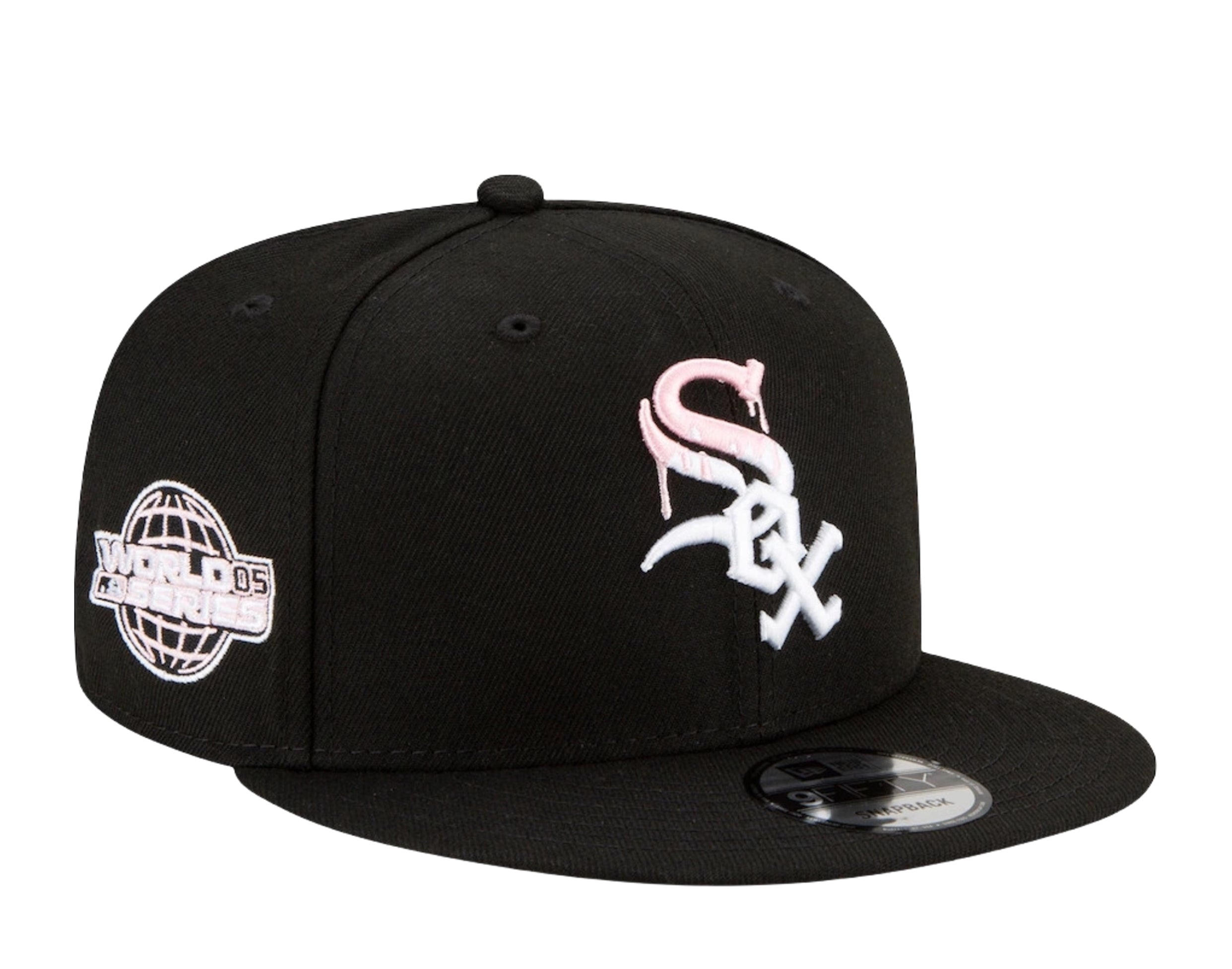 New Era Chicago White Sox Crest 9FIFTY Mens Snapback Hat White