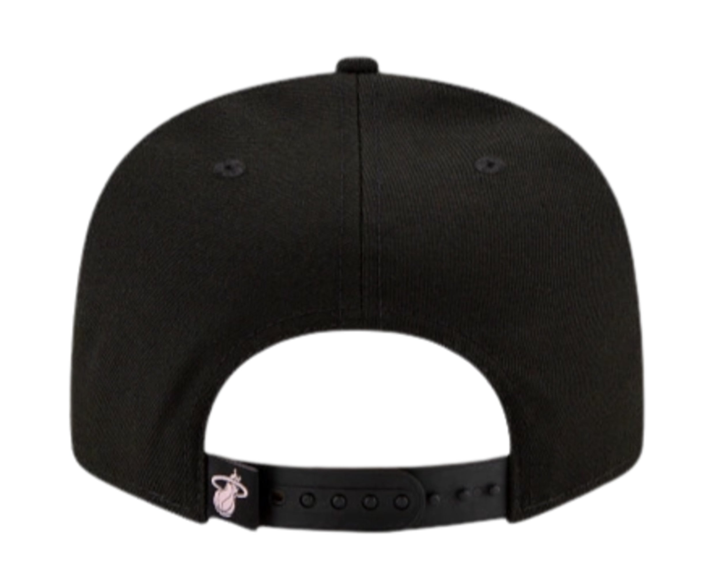 New Era 9Fifty NBA Miami Heat Team Drip Snapback Hat W/ Pink Undervisor