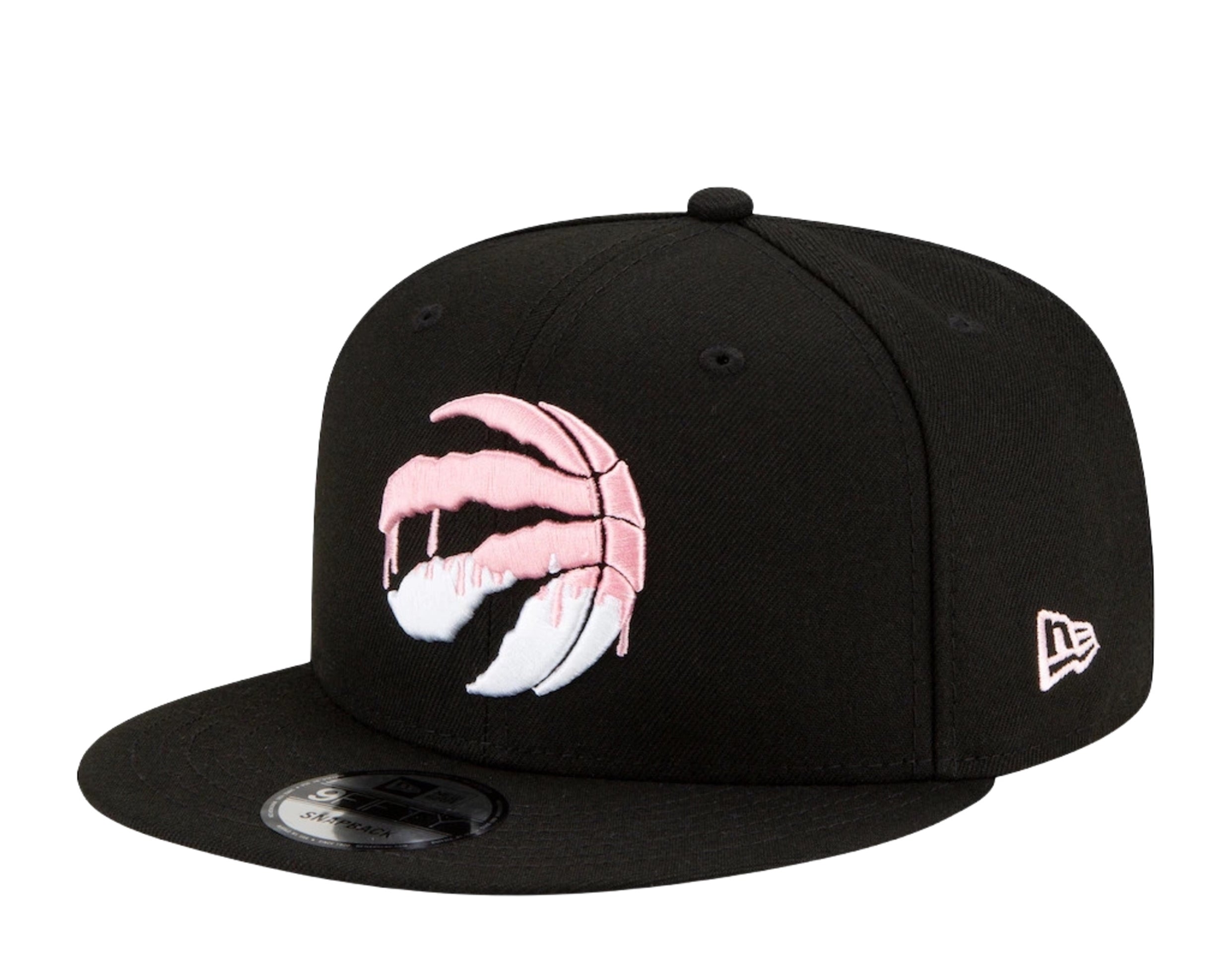 New Era 9Fifty NBA Toronto Raptors Team Drip Snapback Hat W/ Pink Undervisor