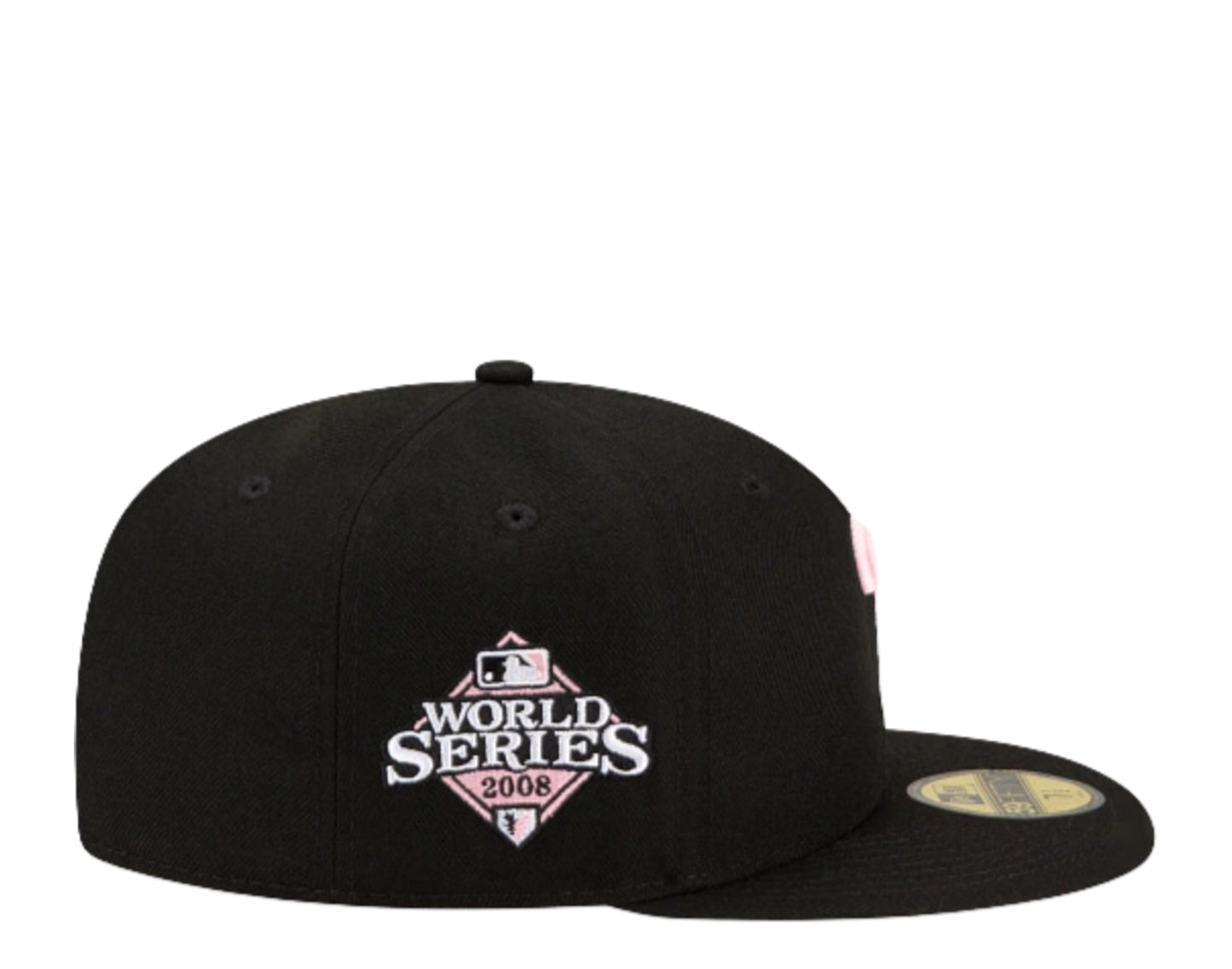 Men's Philadelphia Phillies New Era Black 2008 World Series Team Drip  9FIFTY Snapback Hat