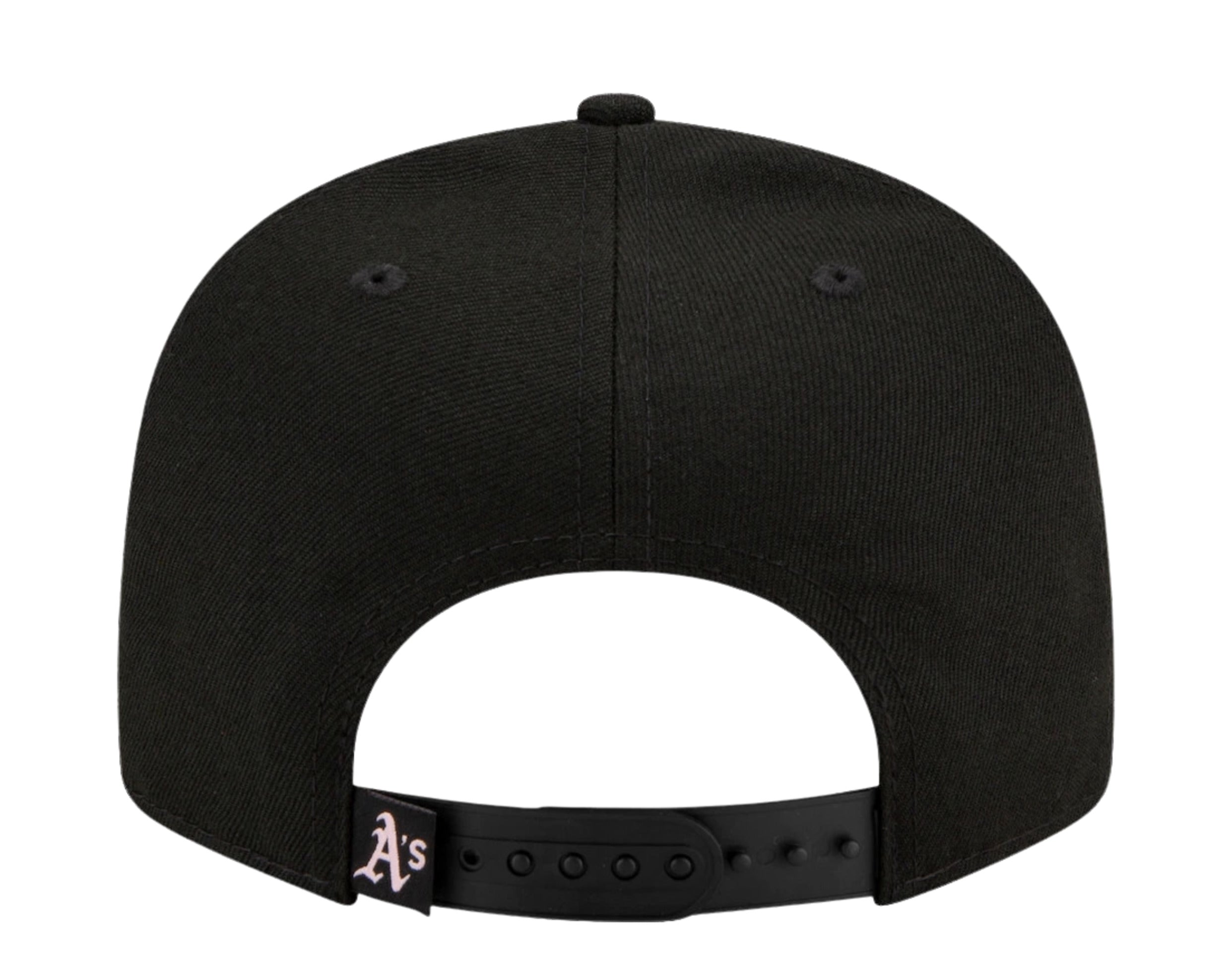 New Era 9Fifty MLB Oakland Athletics Team Drip Snapback Hat W/ Pink Undervisor