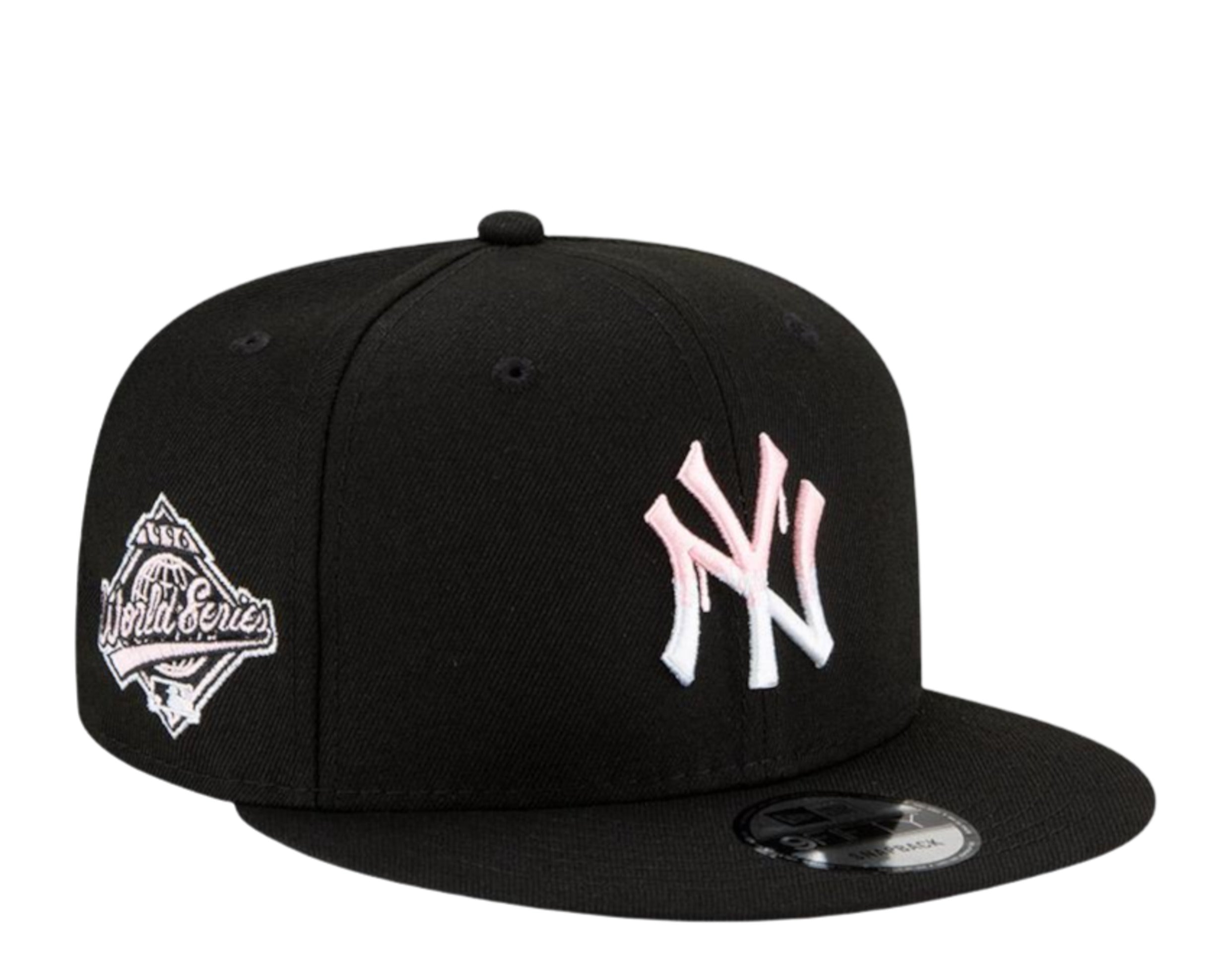 New Era 9Fifty MLB New York Yankees Team Drip Snapback Hat W/ Pink Undervisor