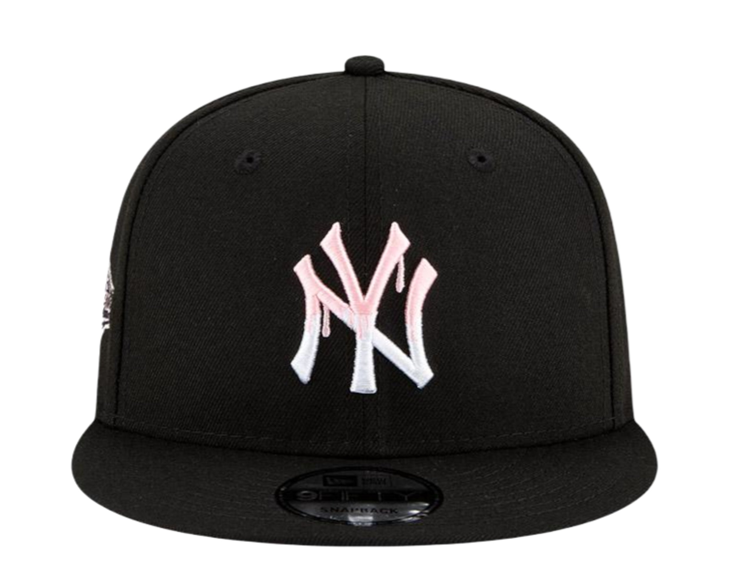 New Era 9Fifty MLB New York Yankees Team Drip Snapback Hat W/ Pink Undervisor