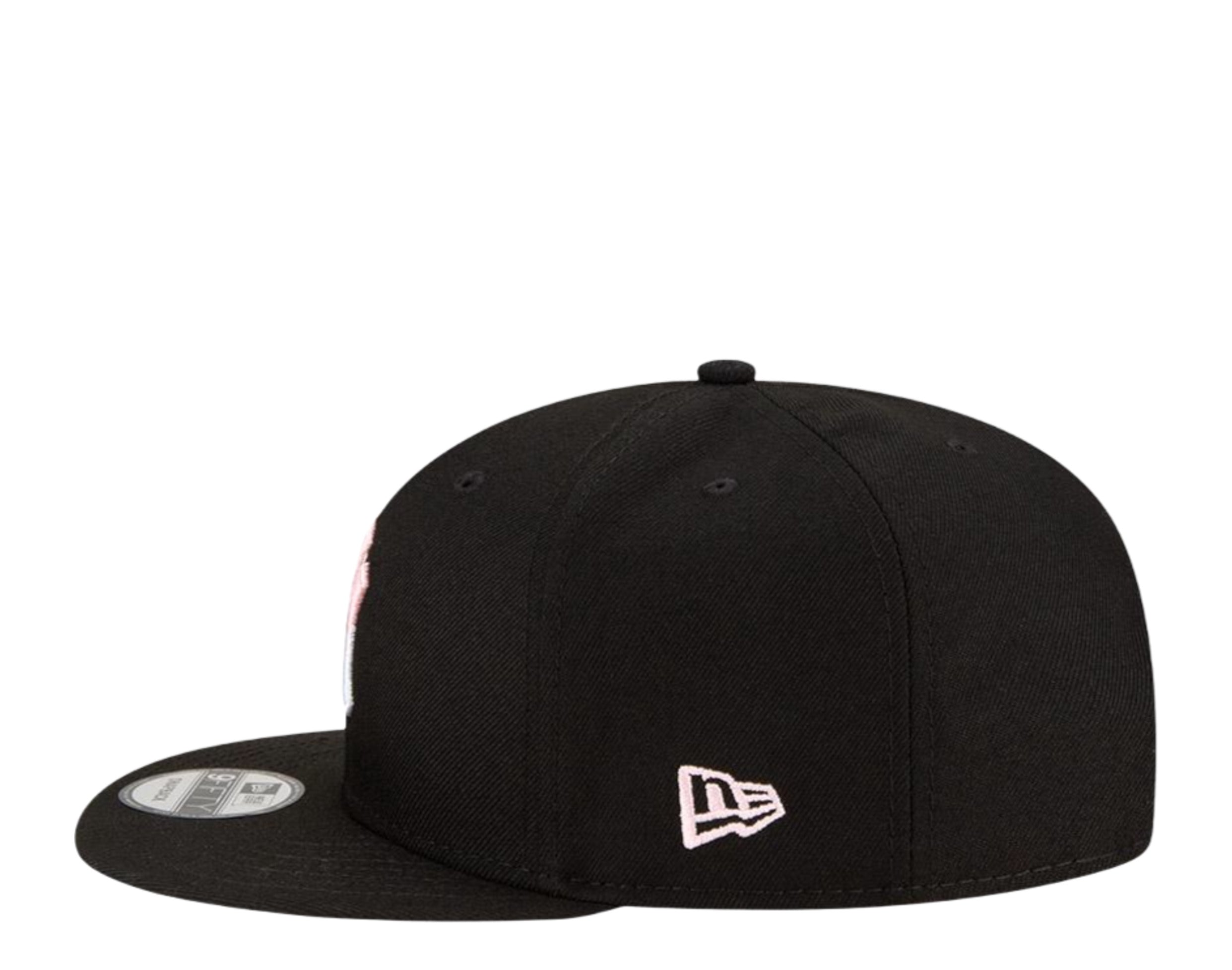 New Era 9Fifty MLB New York Yankees Team Drip Snapback Hat W/ Pink Undervisor