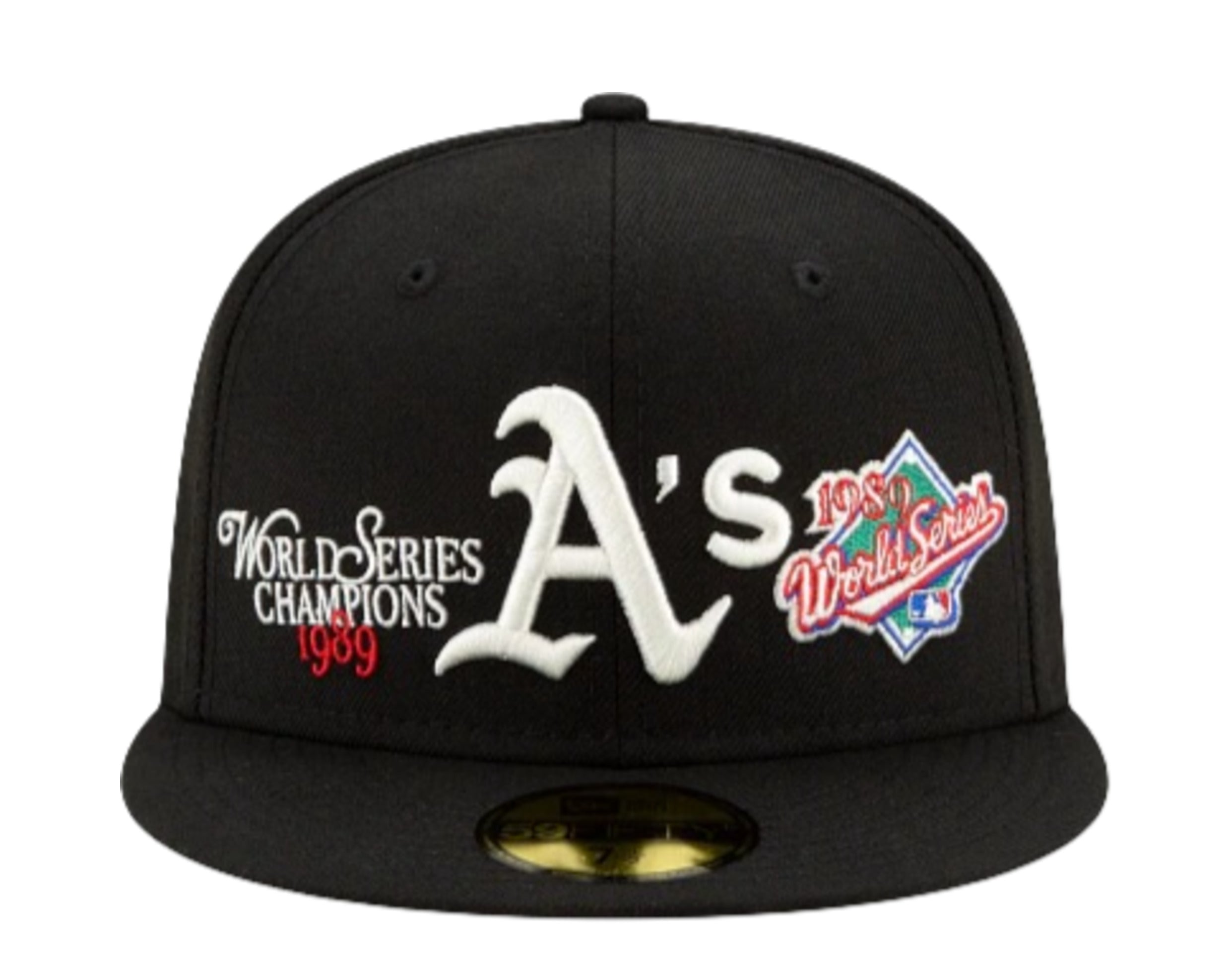 Men's New Era Oakland Athletics 1989 World Series Champions Wool Fitted  59FIFTY Cap