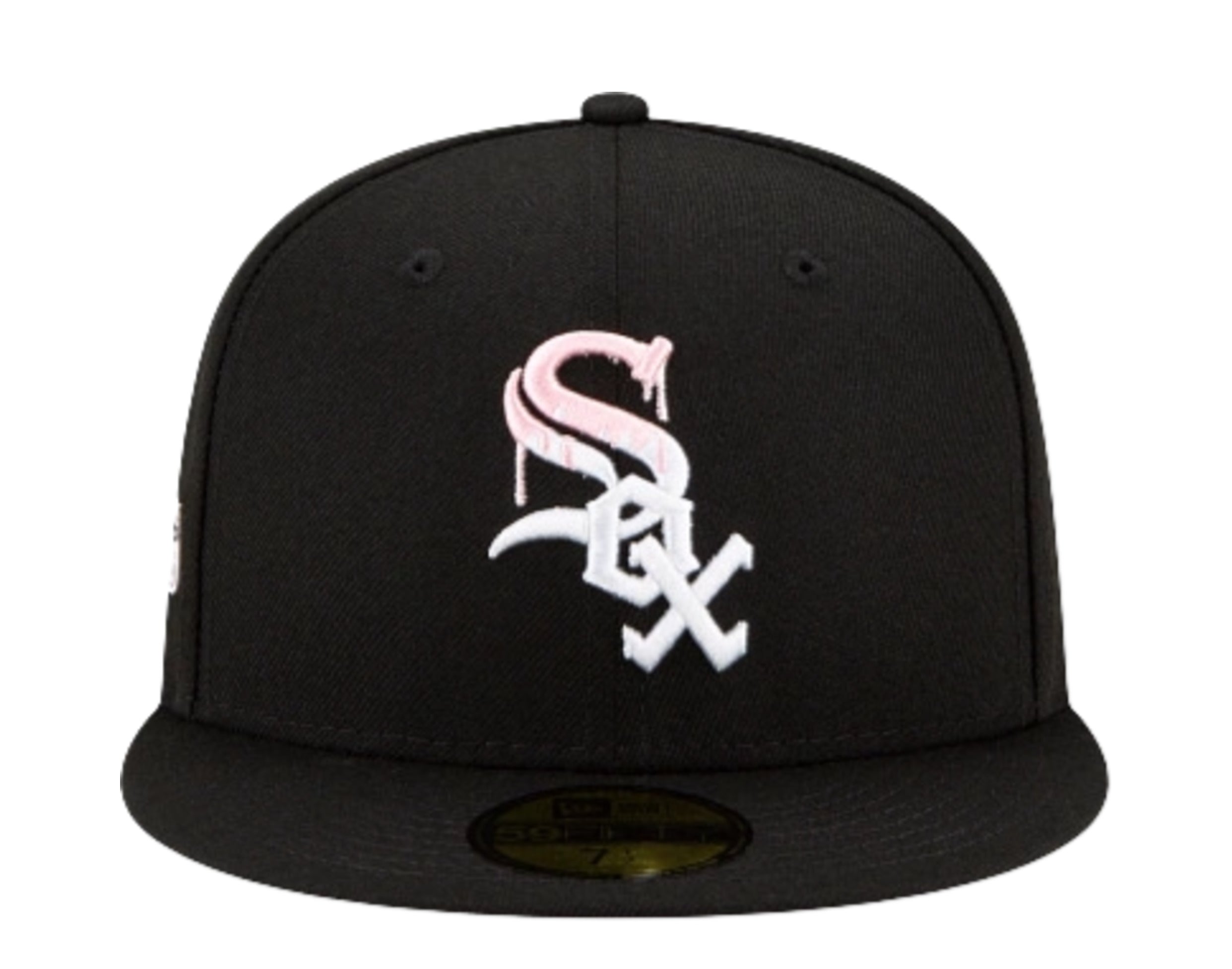 New Era 59Fifty MLB Chicago White Sox Team Drip Fitted Hat W/ Pink Undervisor