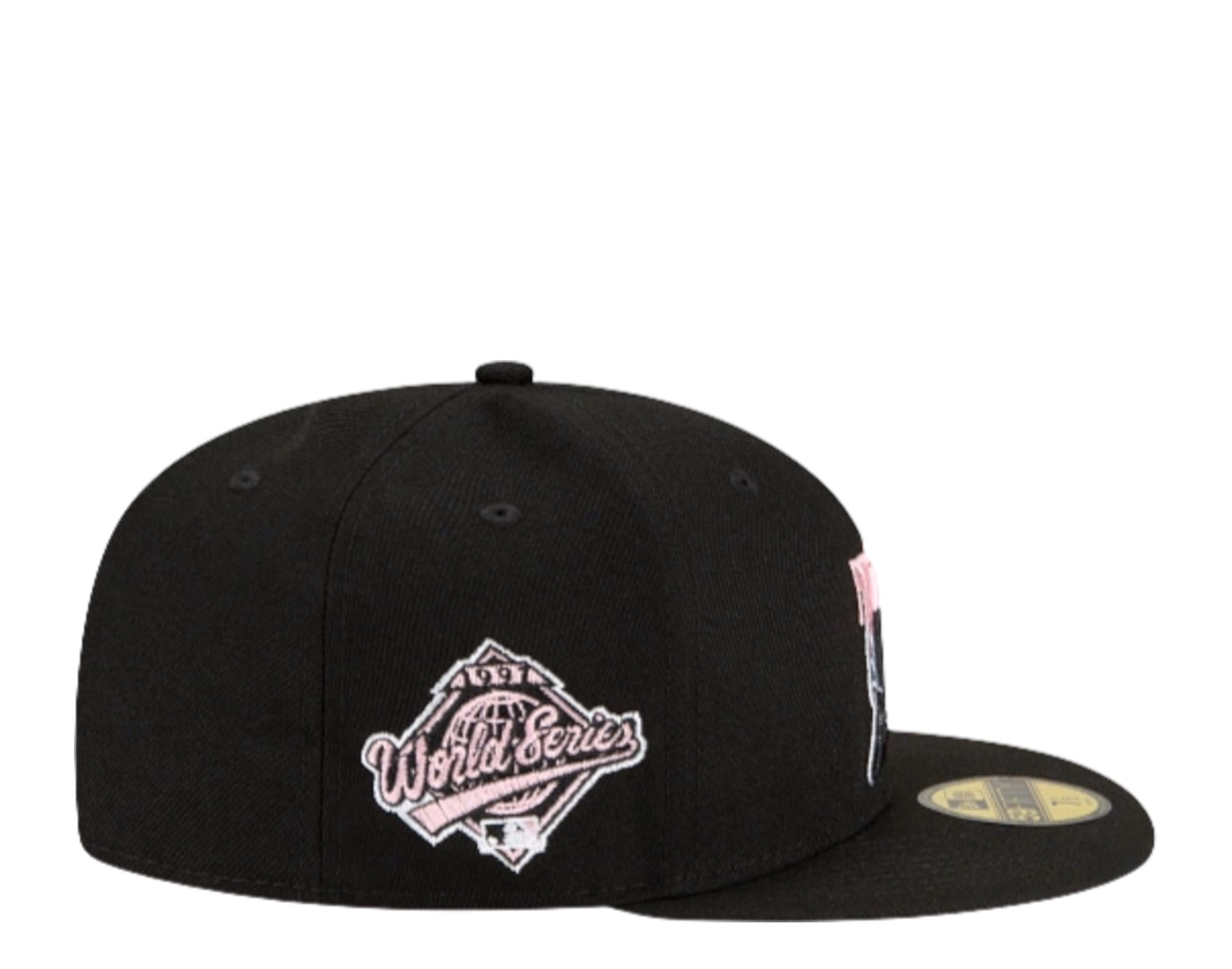 New Era 59Fifty MLB Florida Marlins Team Drip Fitted Hat W/ Pink Undervisor