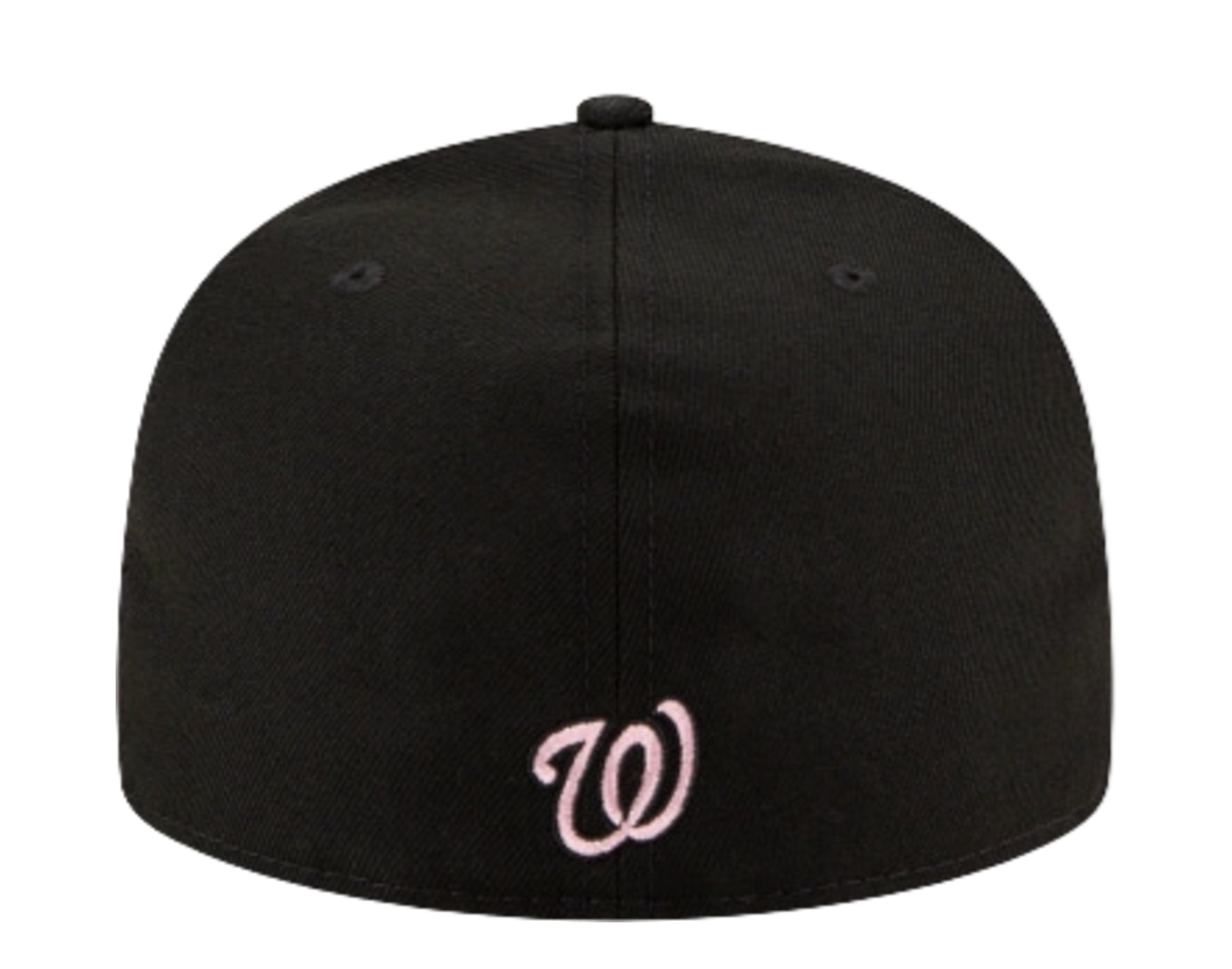 Washington Nationals New Era Pink Under Visor 59FIFTY Fitted Hat - Gray