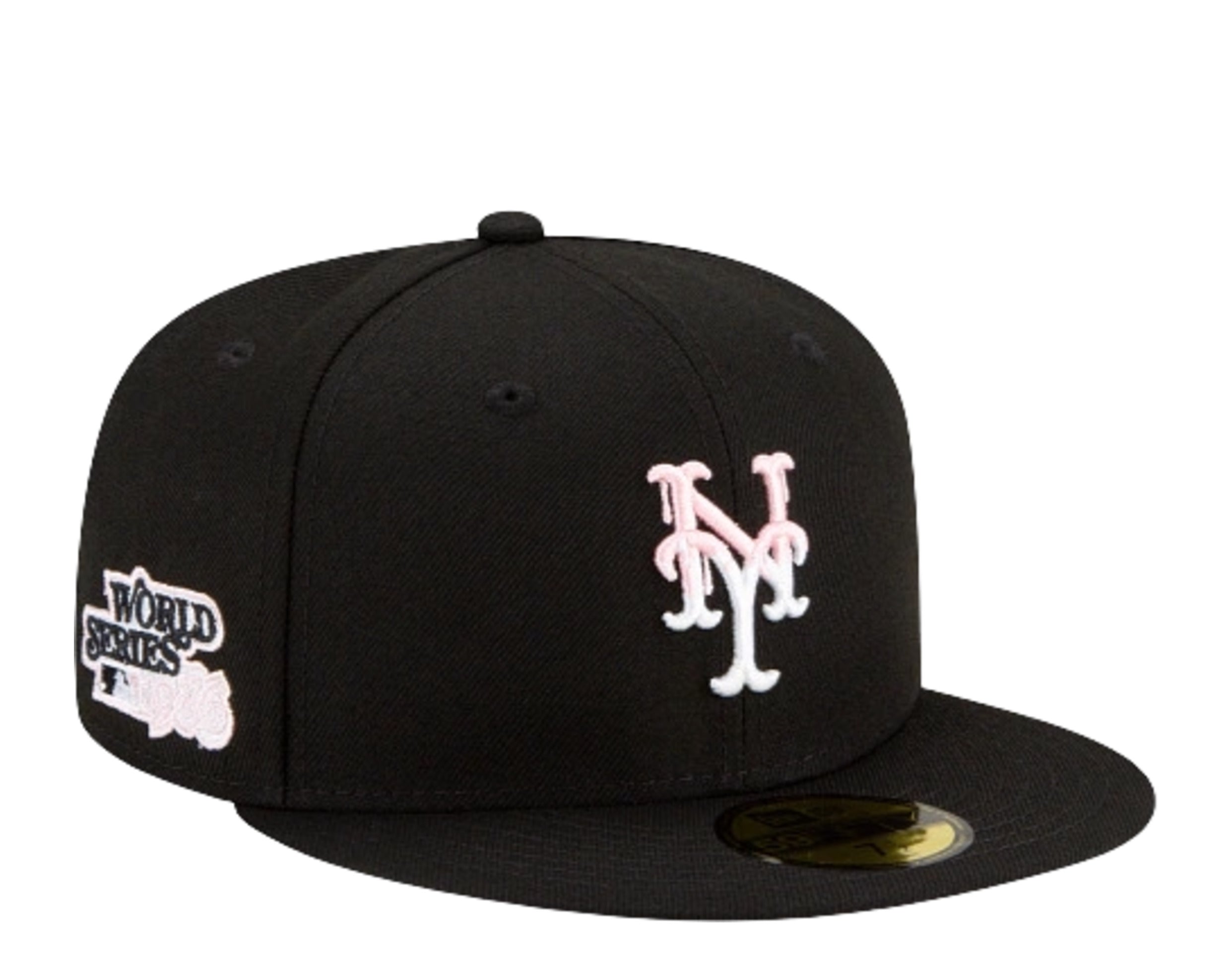 New Era 59Fifty MLB New York Mets Team Drip Fitted Hat W/ Pink Undervisor