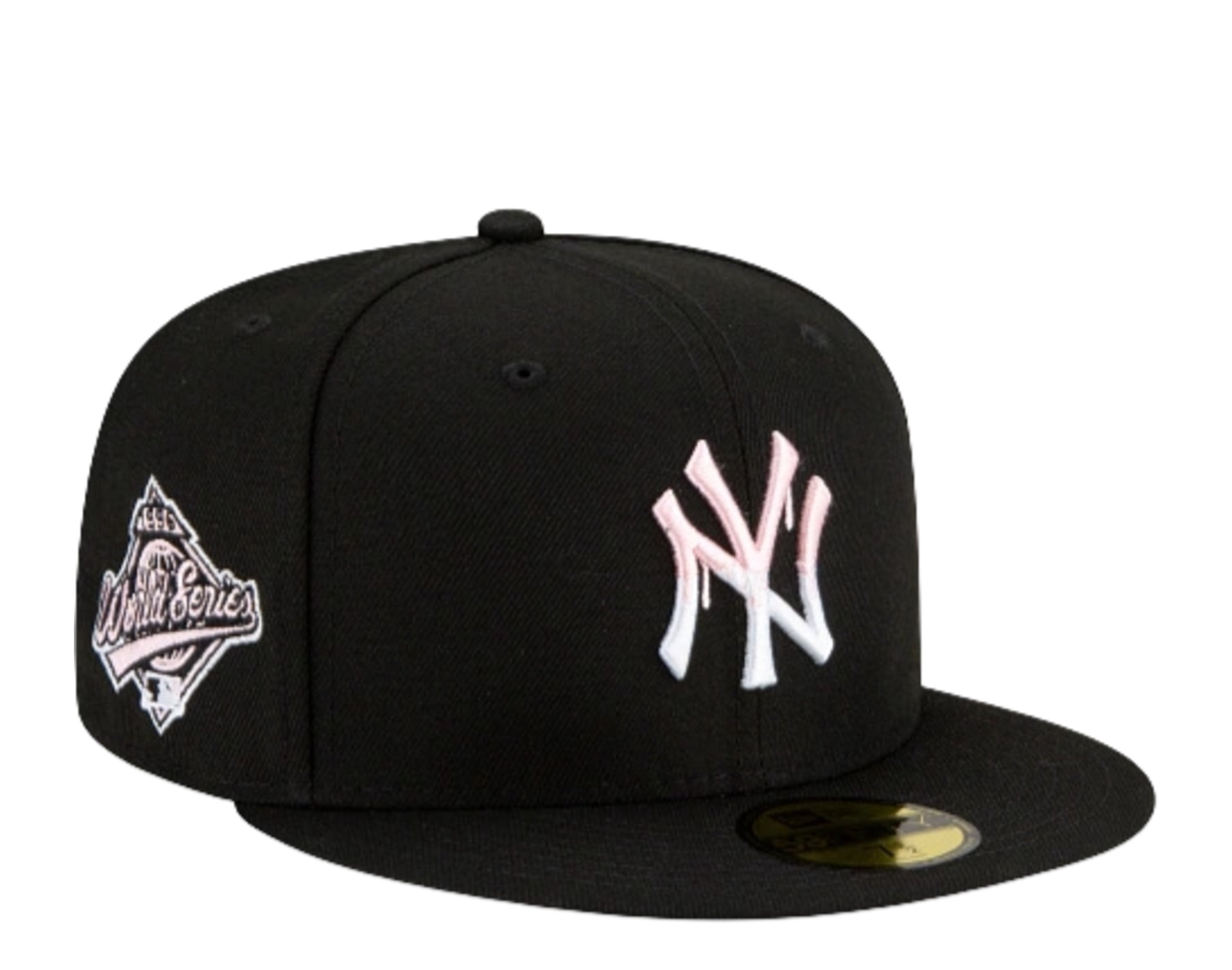 New Era 59Fifty MLB New York Yankees Team Drip Fitted Hat W/ Pink Undervisor