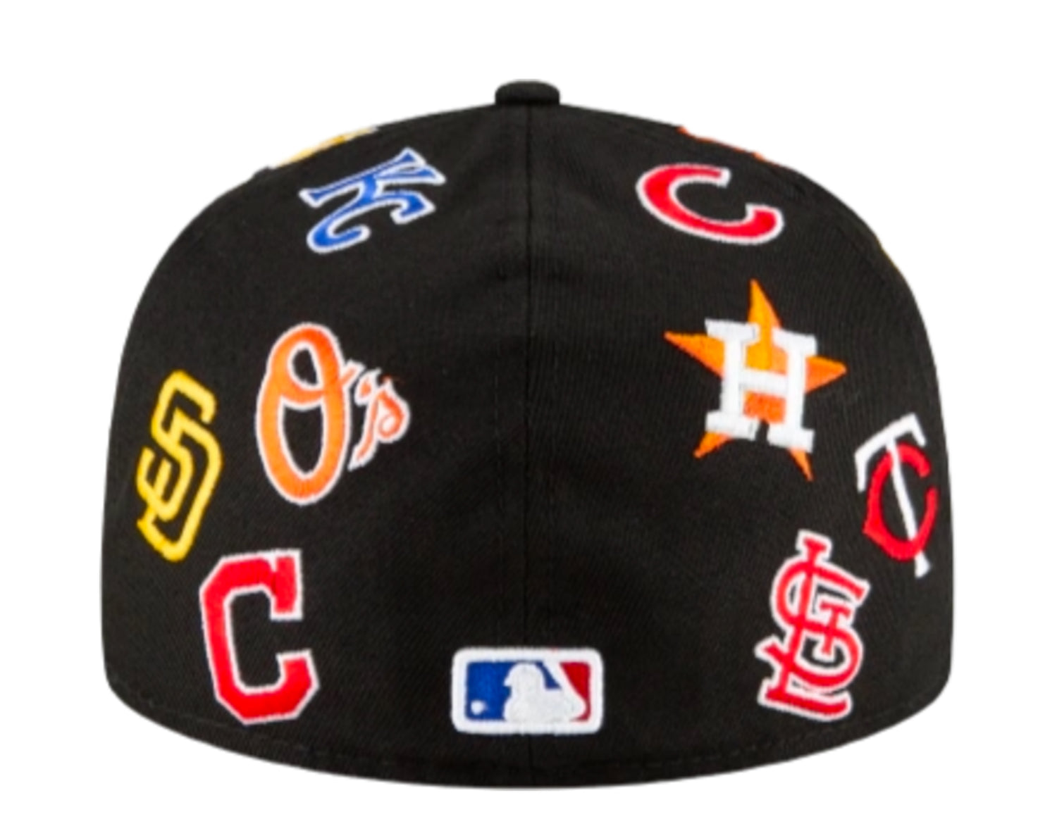 New Era 59Fifty MLB All Over Team Logos Fitted Hat