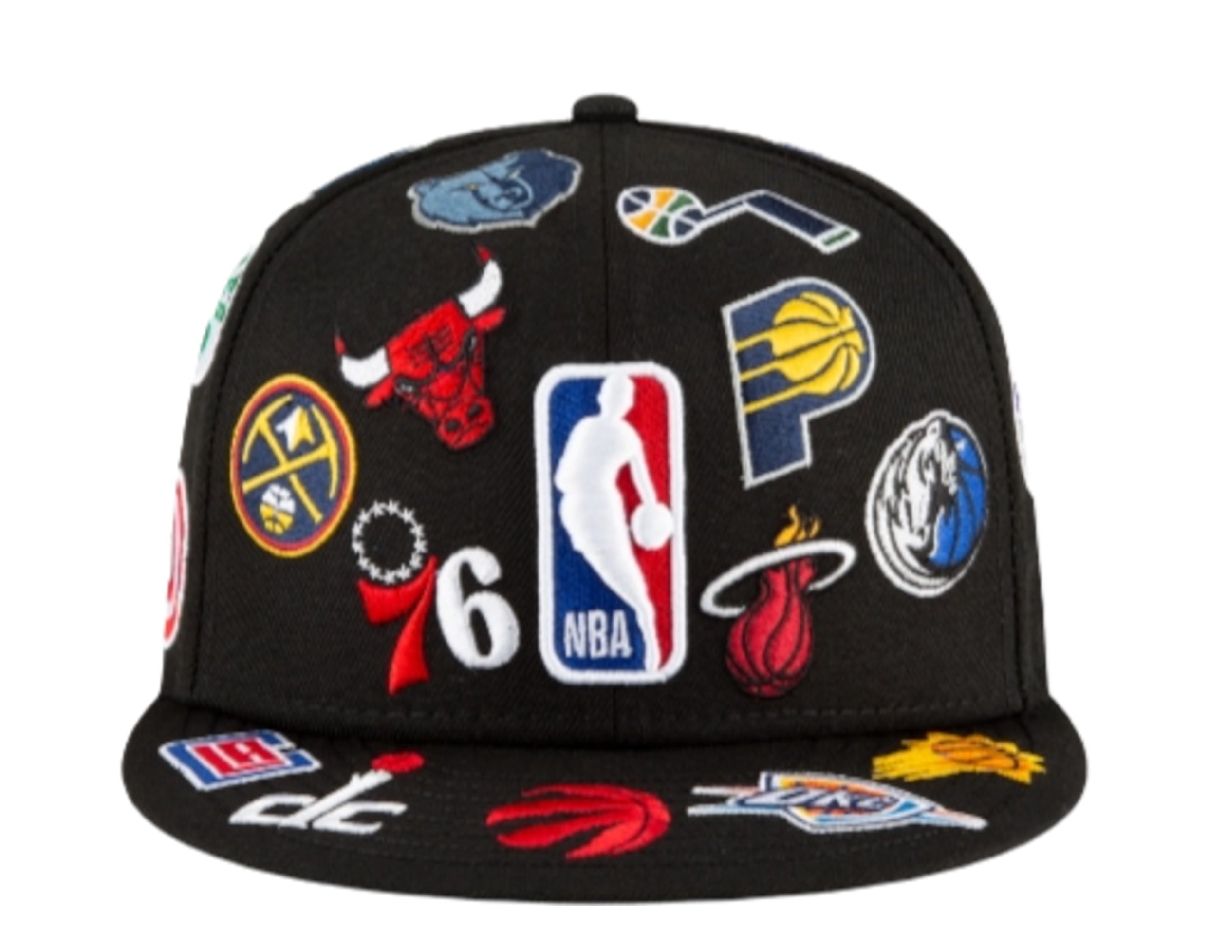 Boné Aba Reta 59FIFTY Nba Logoman Tip-Off Fitted New Era NBP23BON072 -  Preto - Boné Aba Reta 59FIFTY Nba Logoman Tip-Off Fitted New Era  NBP23BON072 - Preto - New Era