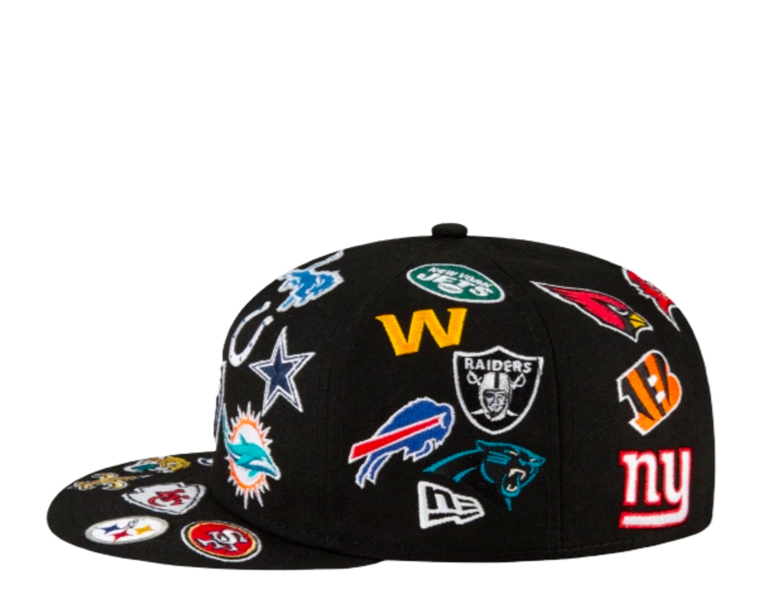 New Era 59Fifty NFL All Over Team Logos Fitted Hat