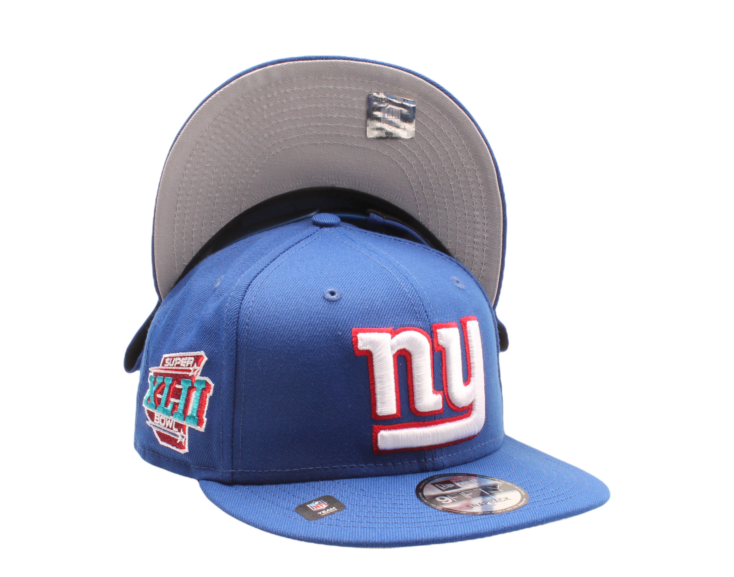 New Era 9Fifty NFL New York Giants XLII Super Bowl Patch Up Snapback Hat