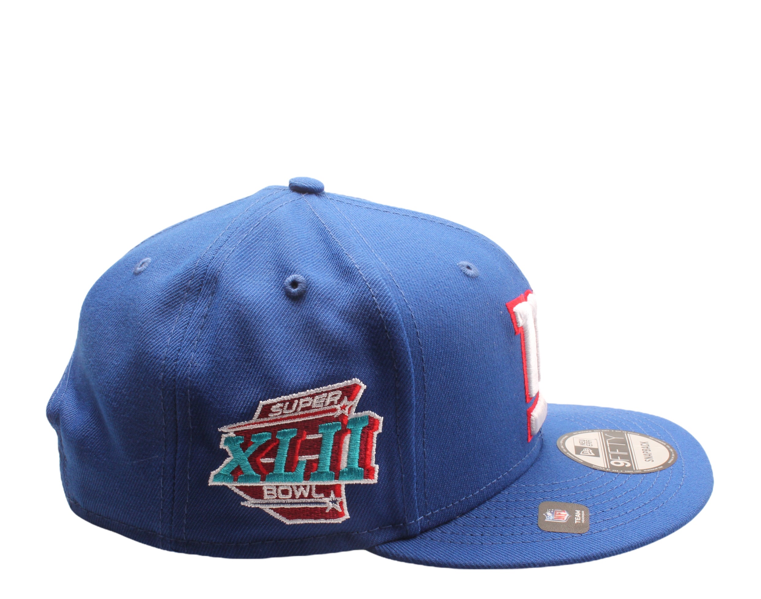 New Era 9Fifty NFL New York Giants XLII Super Bowl Patch Up Snapback Hat