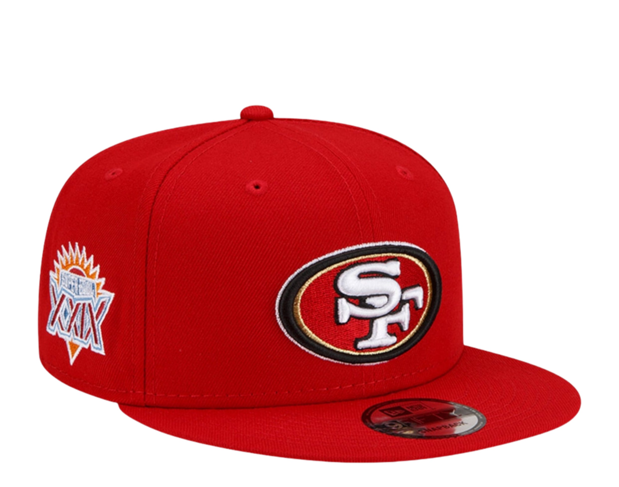 New Era 9Fifty NFL San Francisco 49ers XXIX Super Bowl Patch Up Snapback Hat