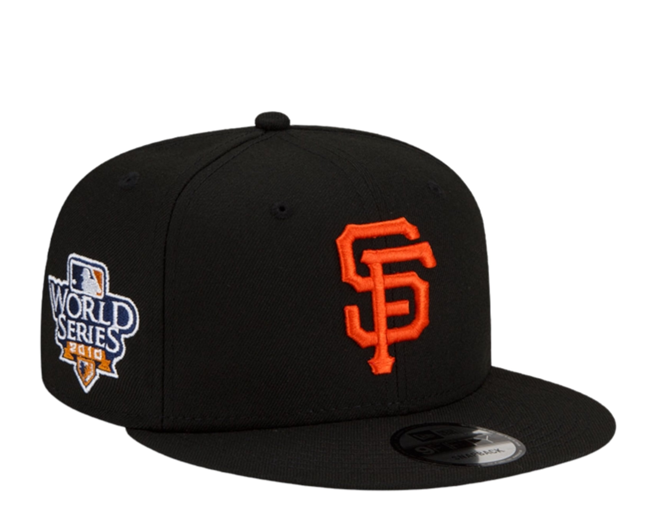 New Era 9Fifty MLB San Francisco Giants 2010 World Series Patch Up Snapback Hat