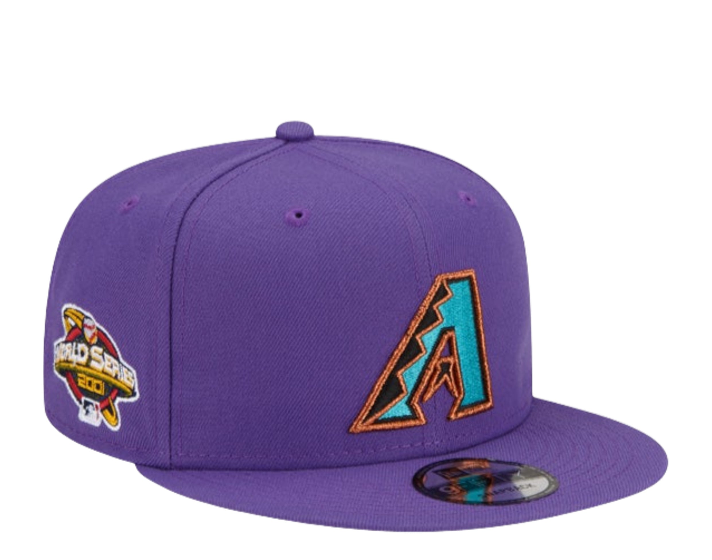 New Era 9Fifty MLB Arizona Diamondbacks 2001 World Series Patch Up Snapback Hat