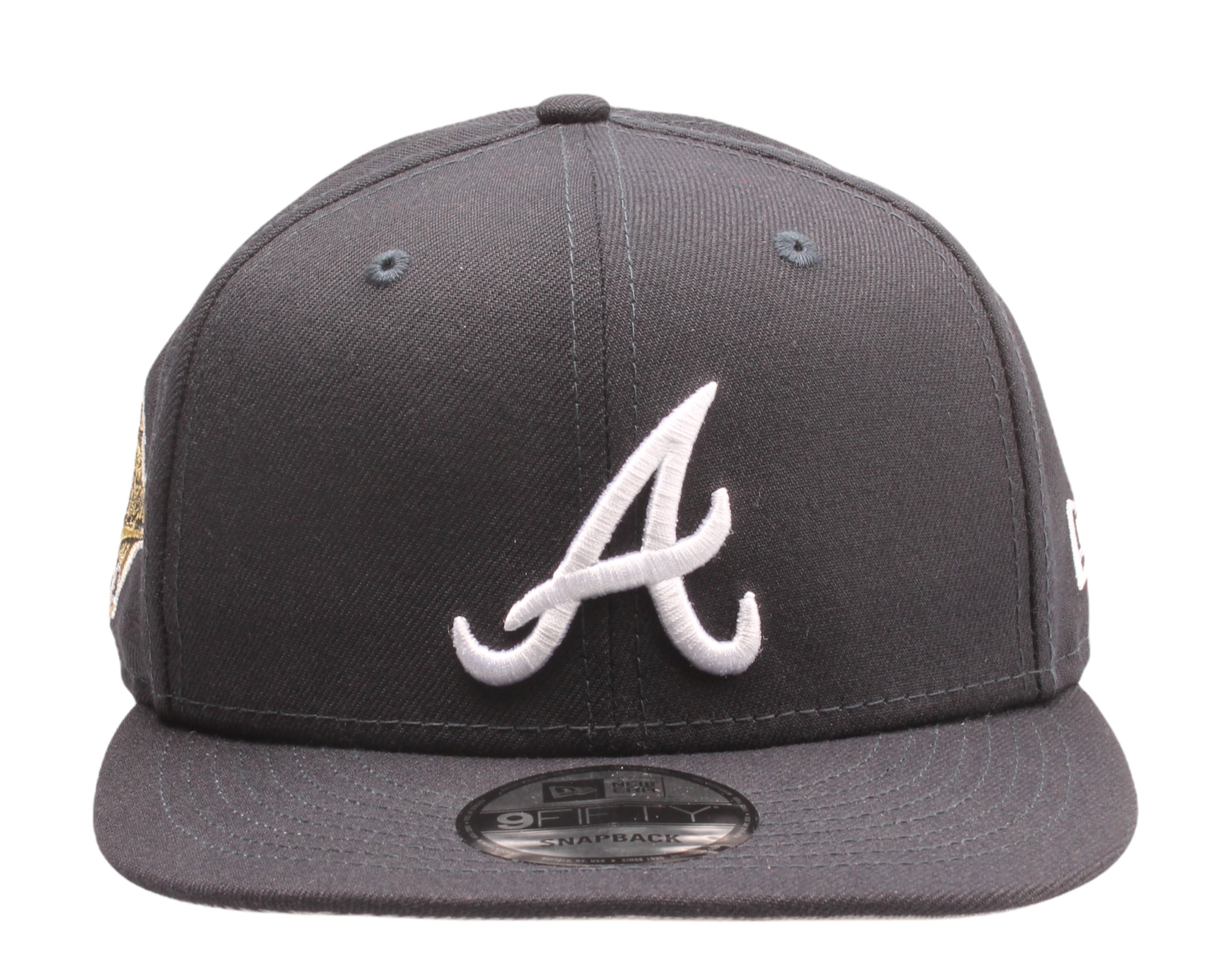 New Era Men's White, Black Atlanta Braves 1995 World Series