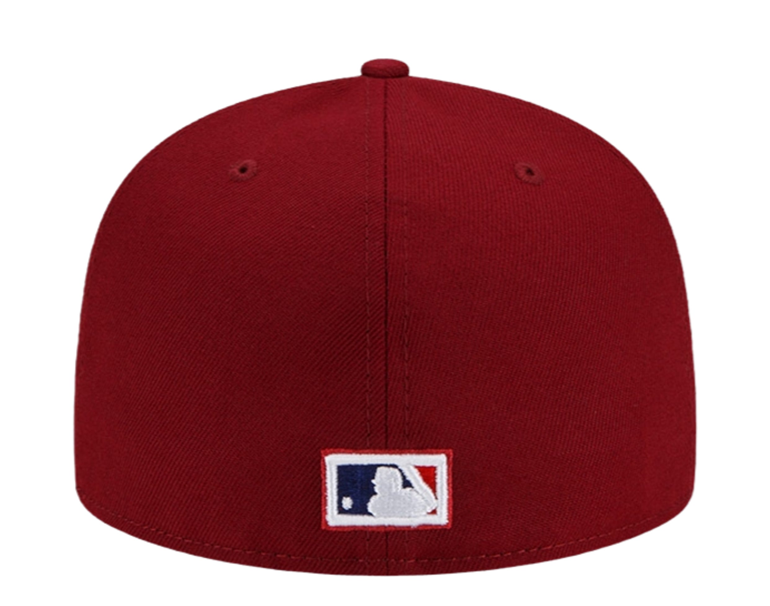 New Era 59Fifty MLB Philadelphia Phillies 1980 World Series Patch Up Fitted Hat