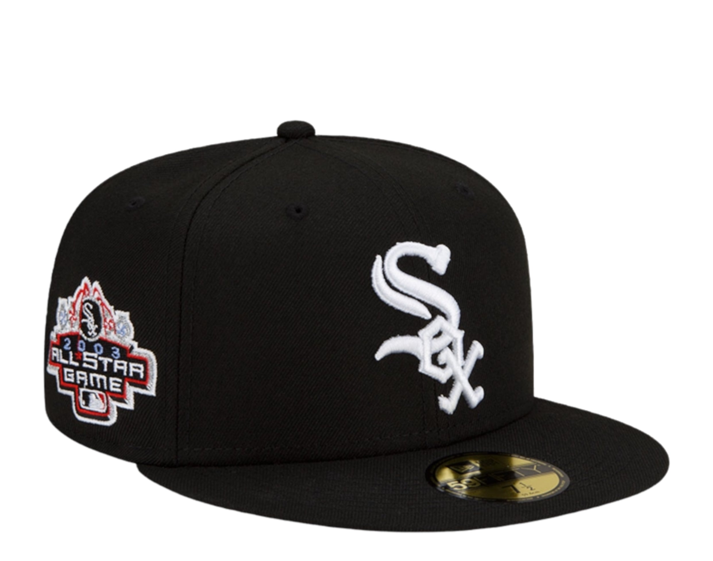 New Era 59Fifty MLB Chicago White Sox 2005 World Series Patch Up Fitted Hat