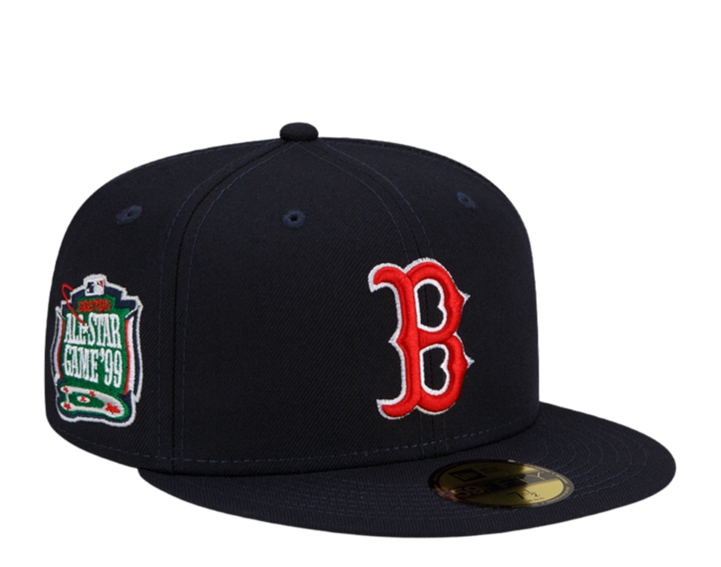 New Era 59Fifty MLB Boston Red Sox 2007 World Series Patch Up Fitted Hat