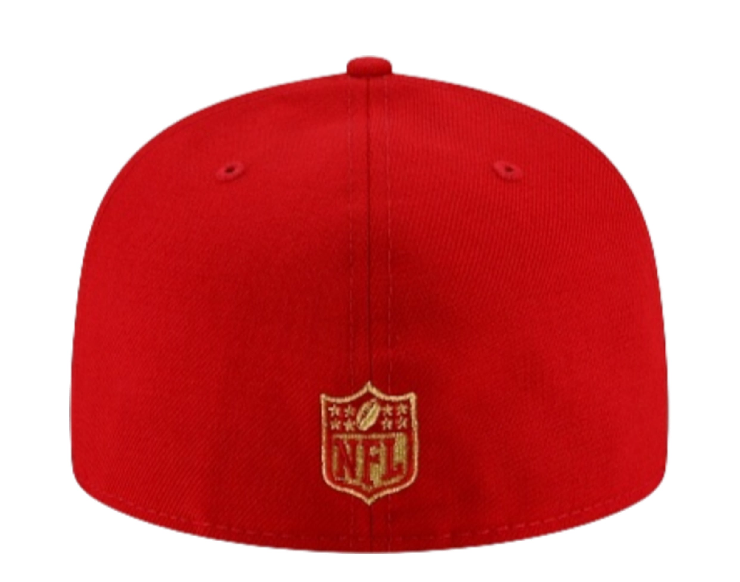 San Francisco 49ers PINK-BOTTOM Black Fitted Hat by New Era