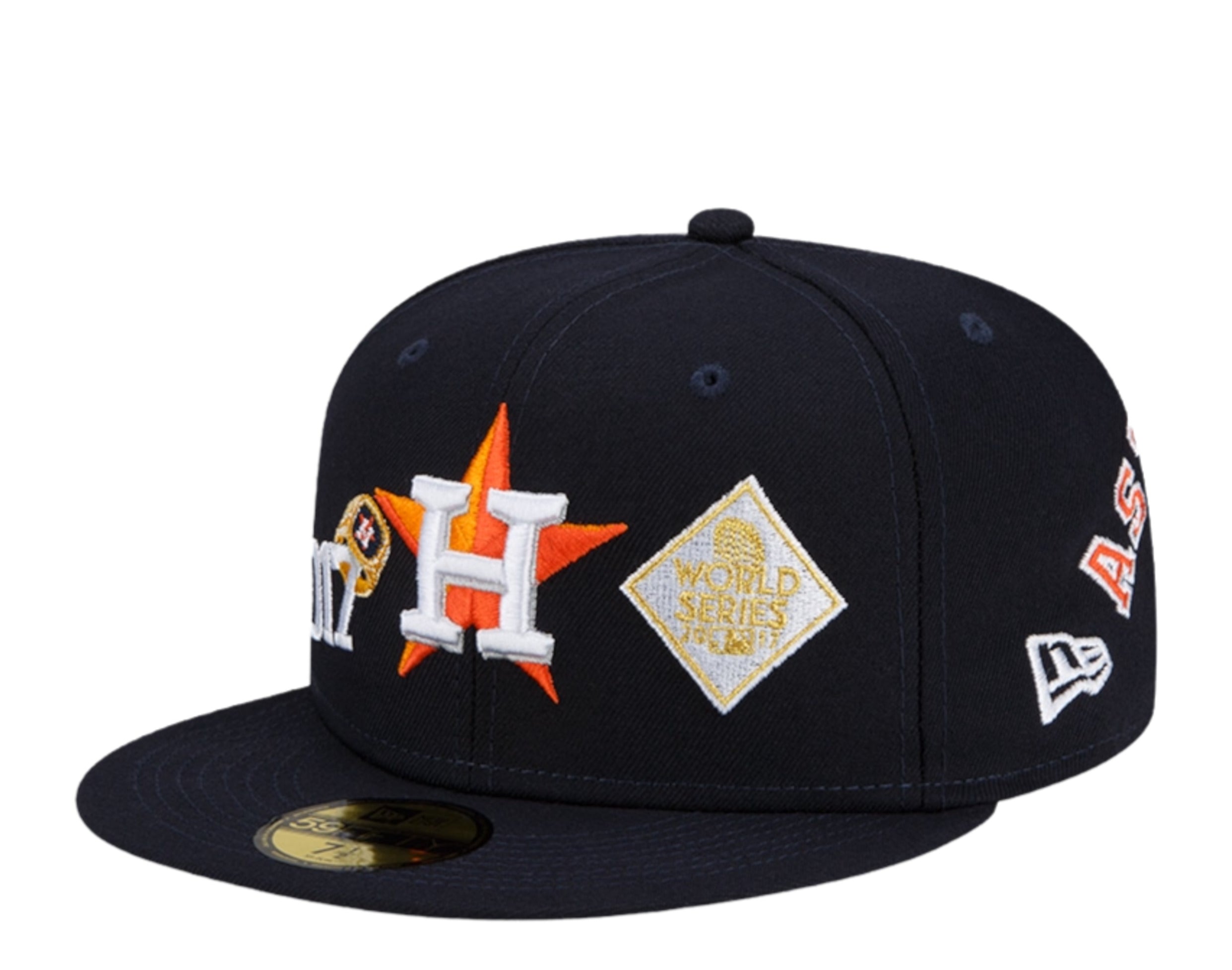 New Era 59Fifty MLB Houston Astros Count The Rings Fitted Hat – NYCMode