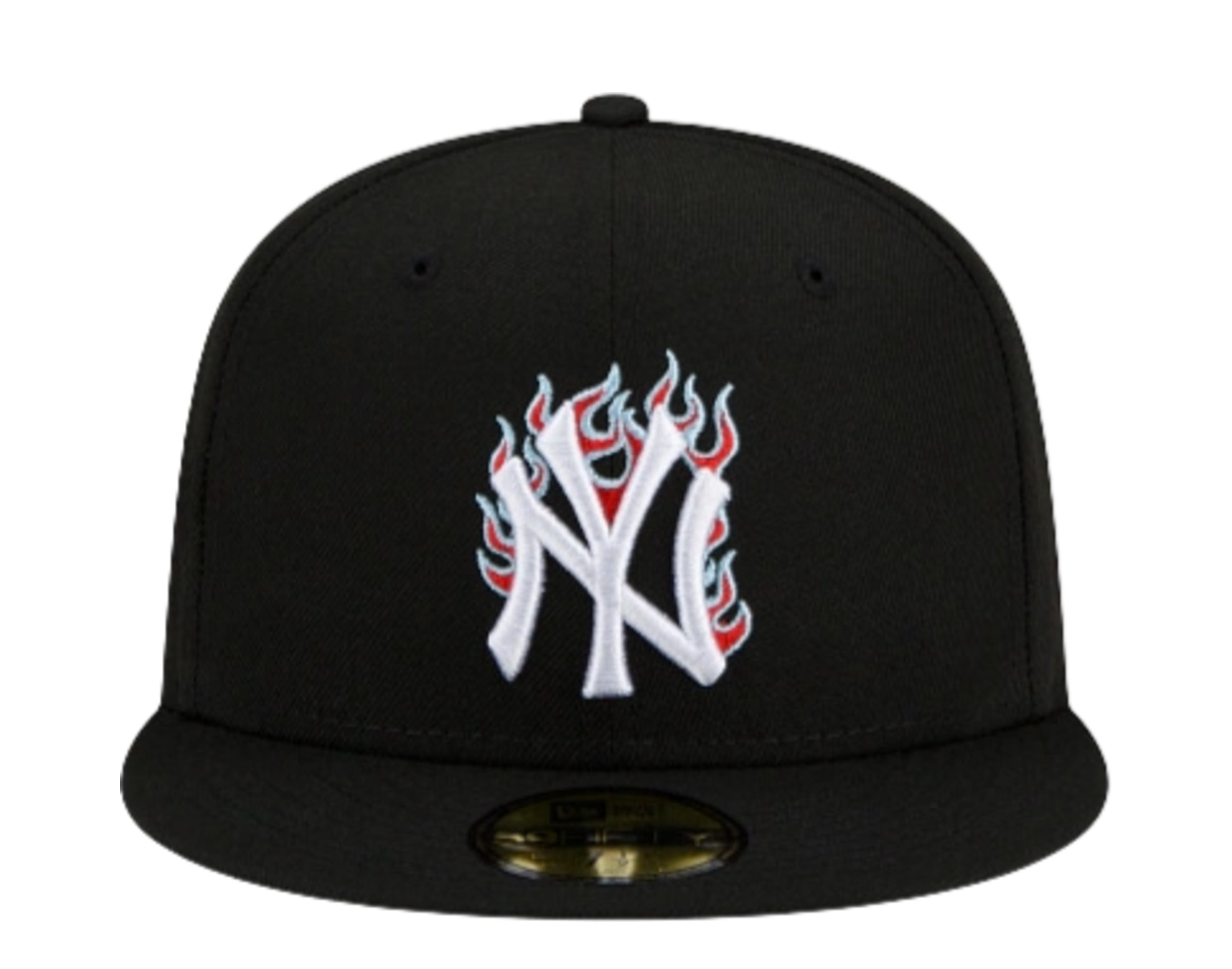 New Era 59Fifty MLB New York Yankees Team Fire Fitted Hat w/ Blue Undervisor