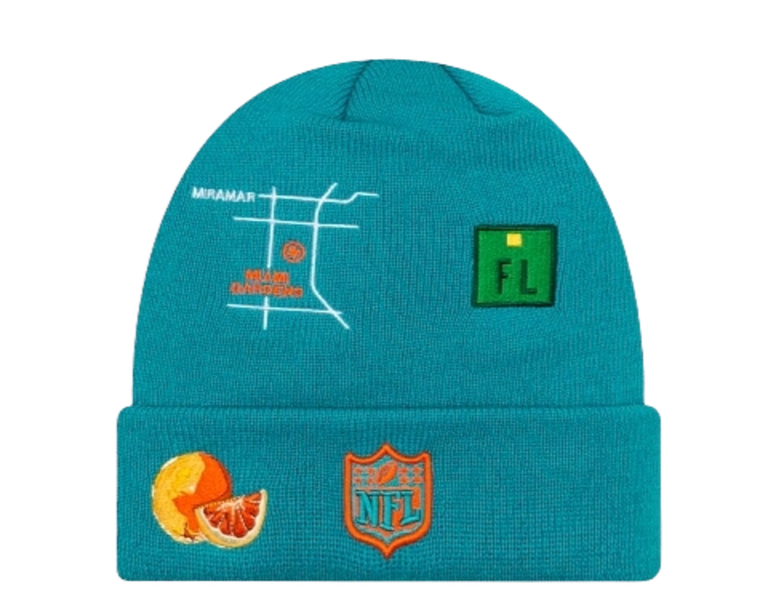 New Era NFL Miami Dolphins City Transit Knit Cuff Beanie