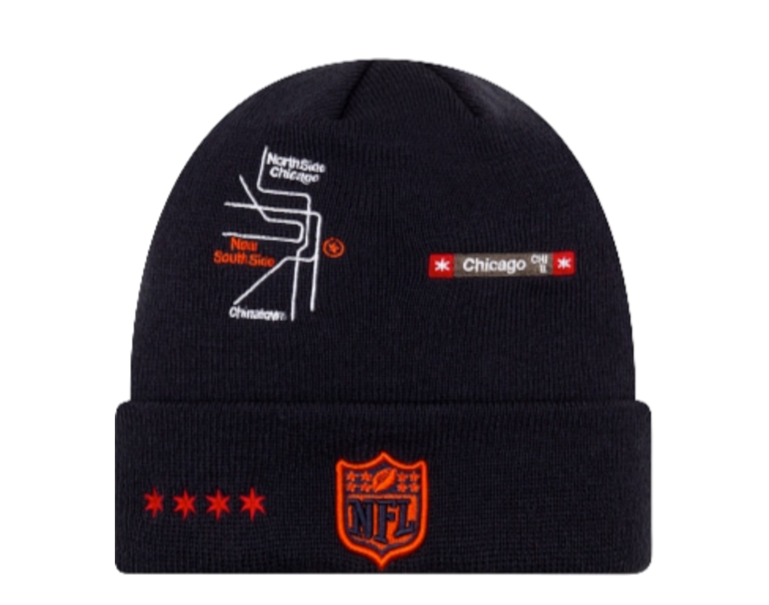 New Era NFL Chicago Bears City Transit Knit Cuff Beanie